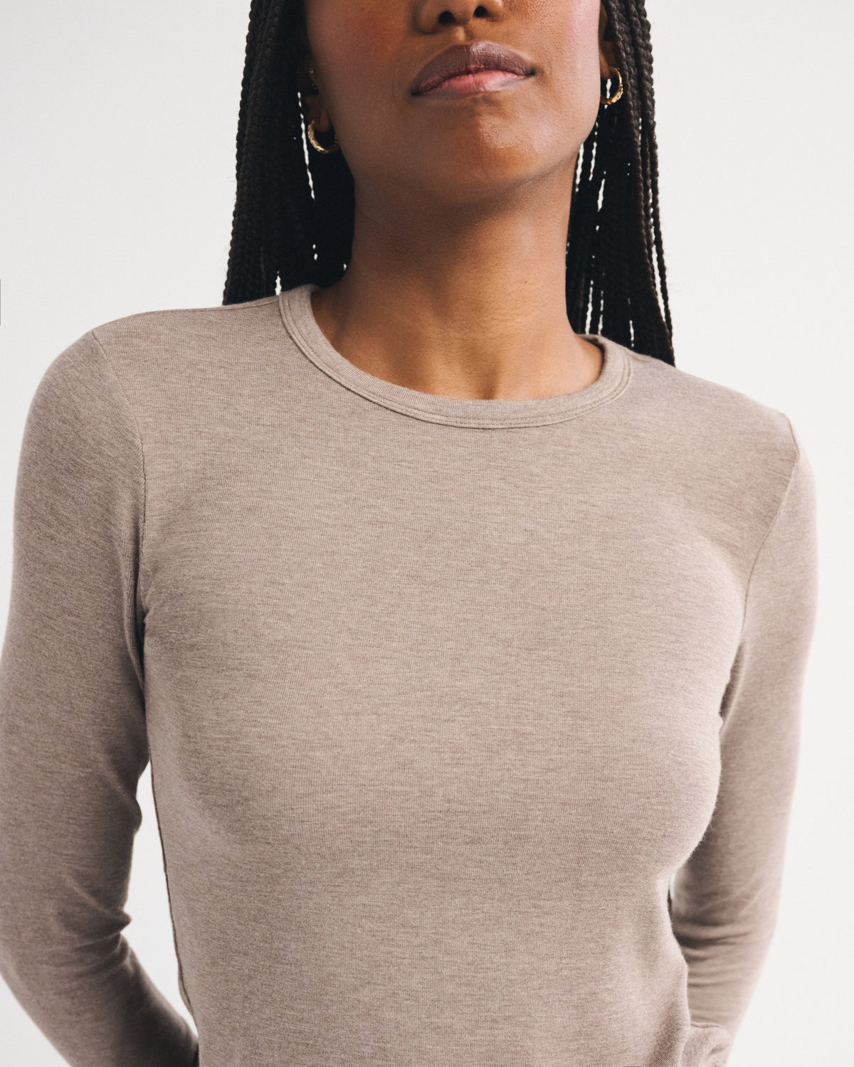 Abercrombie Long-Sleeve Modal-Blend Lounge Tee