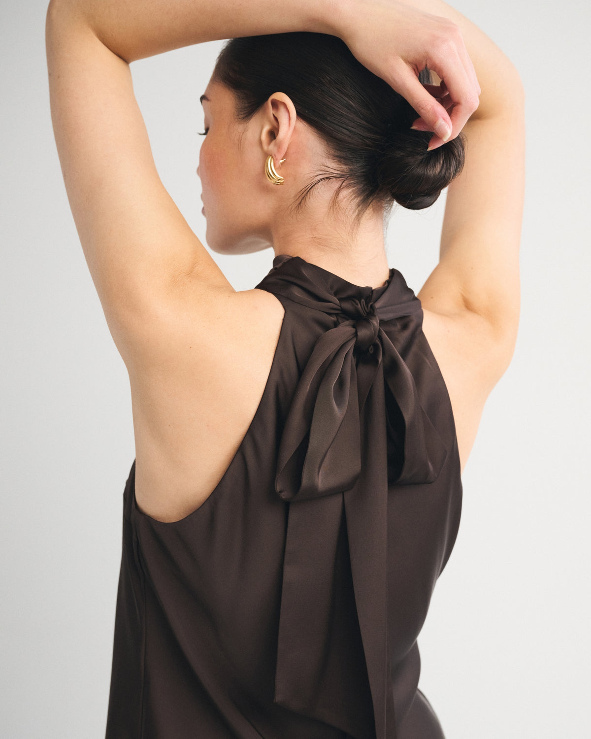 Abercrombie Satin Halter Top