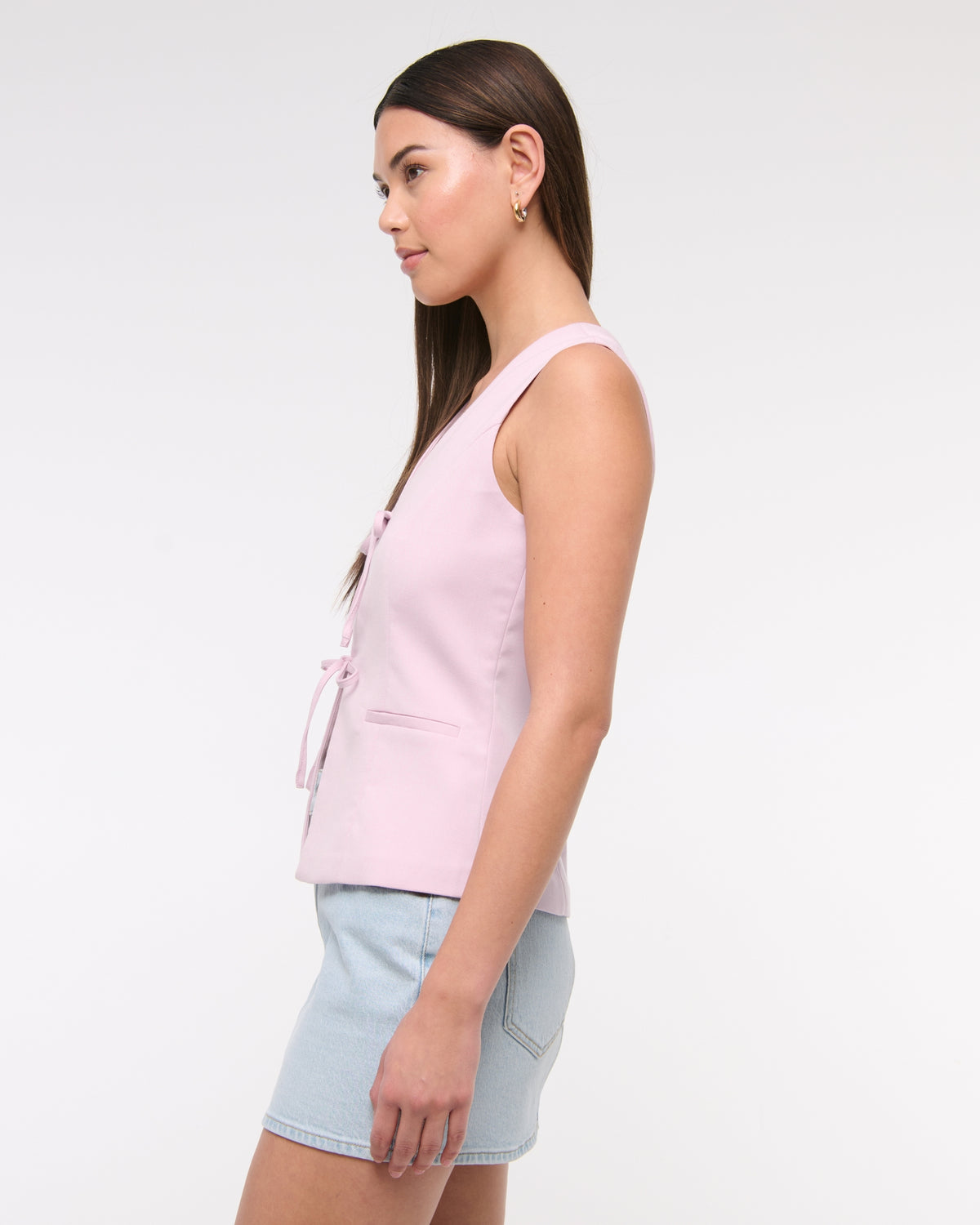 Abercrombie Tie-Front Tailored Vest