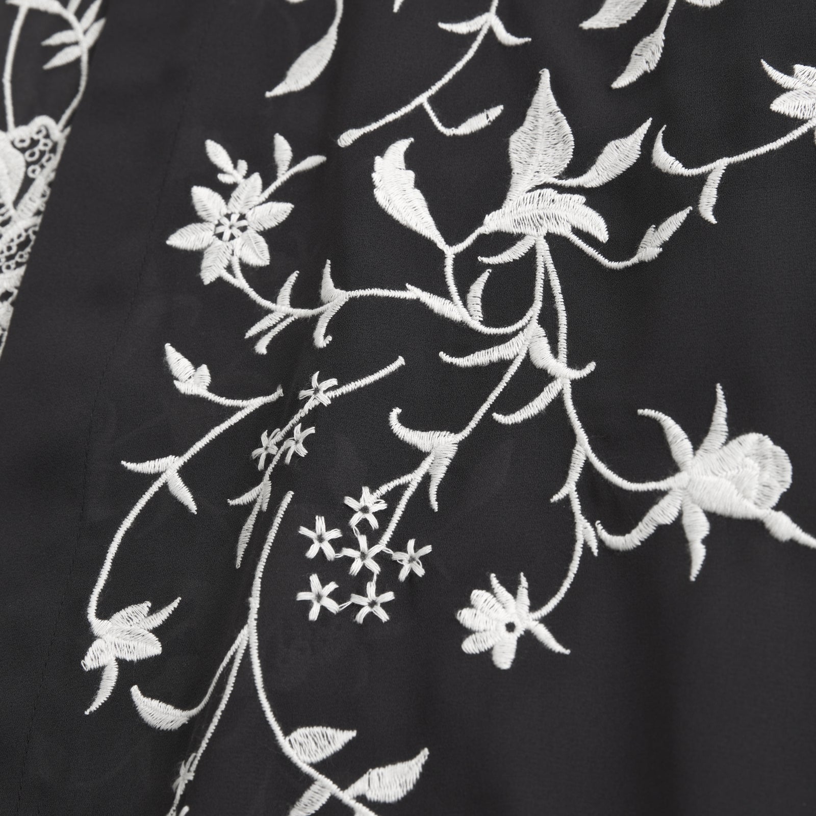 Abercrombie Embroidered Fringe Shawl