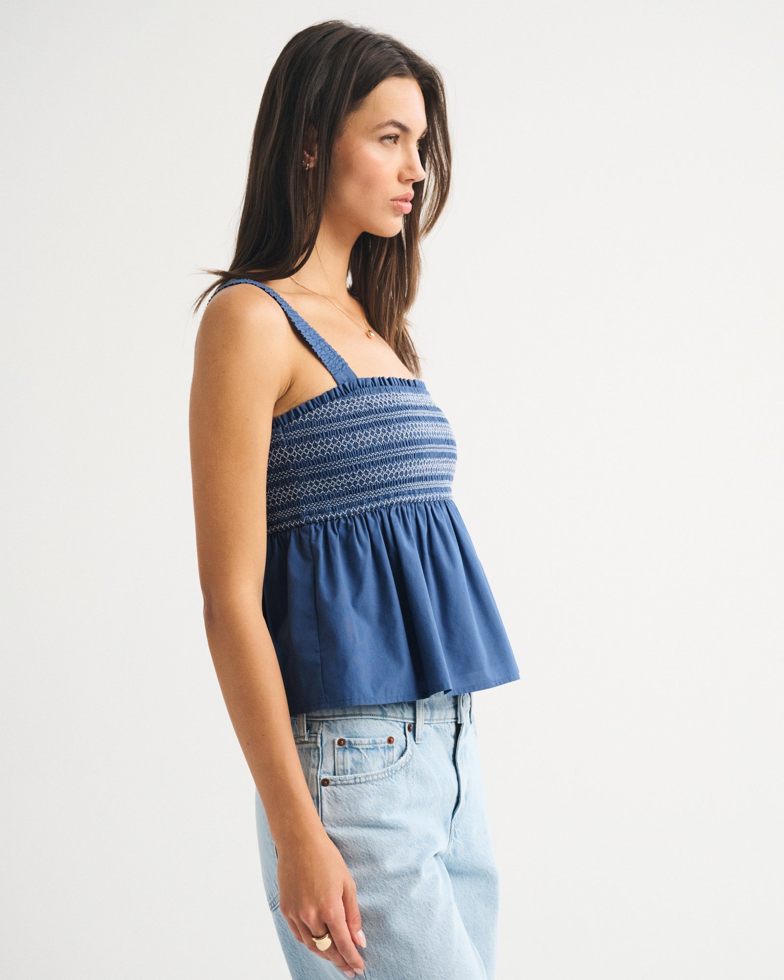 Abercrombie 2-in-1 Convertible Smocked Top