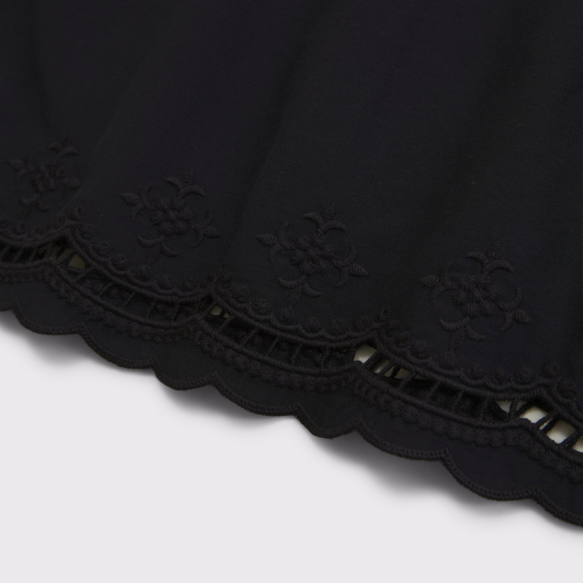 Abercrombie Cotton-Silk Blend Cutwork Cami