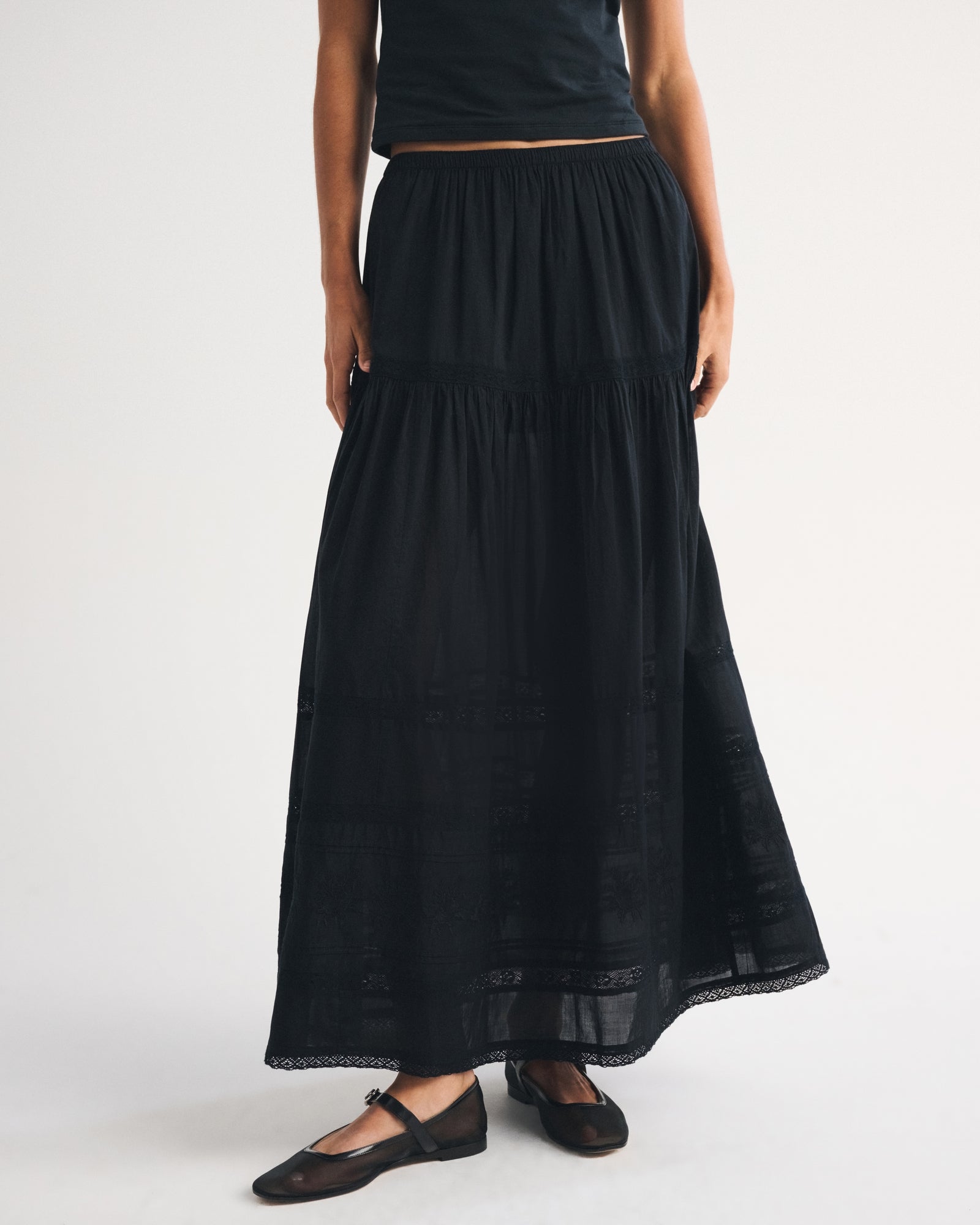 Abercrombie Boho Maxi Skirt