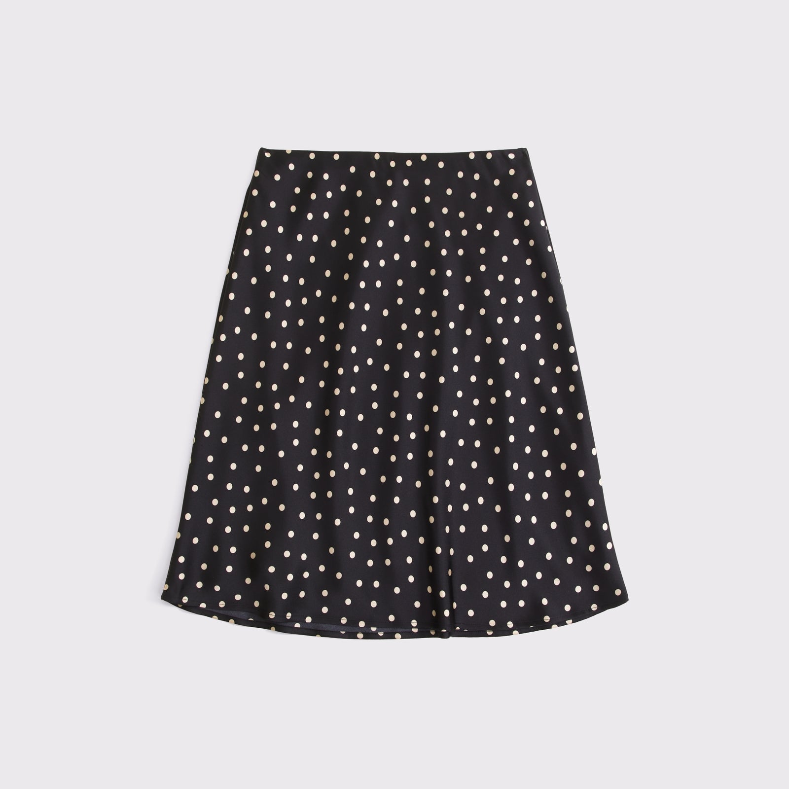 Abercrombie Satin Knee-Length Midi Skirt