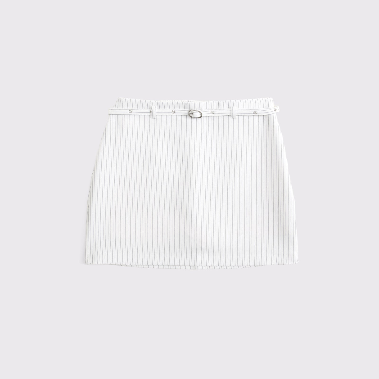 Abercrombie A&F Scarlett Ultra High Rise Belted Suiting Mini Skort