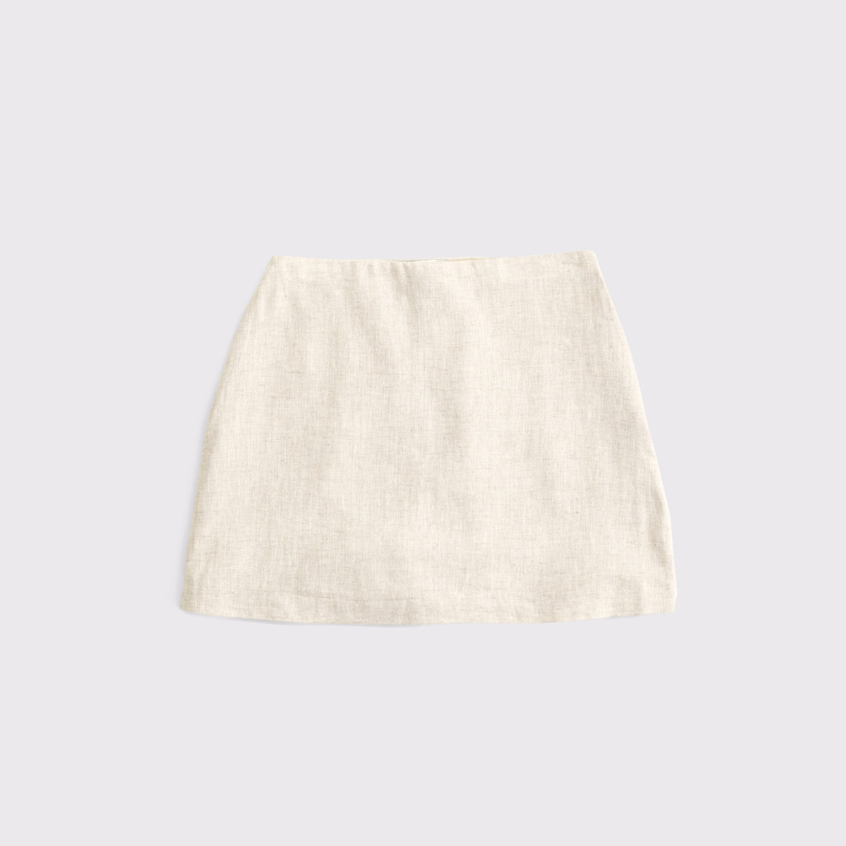 Abercrombie The A&F Scarlett Curve Love Linen-Blend Mini Skort