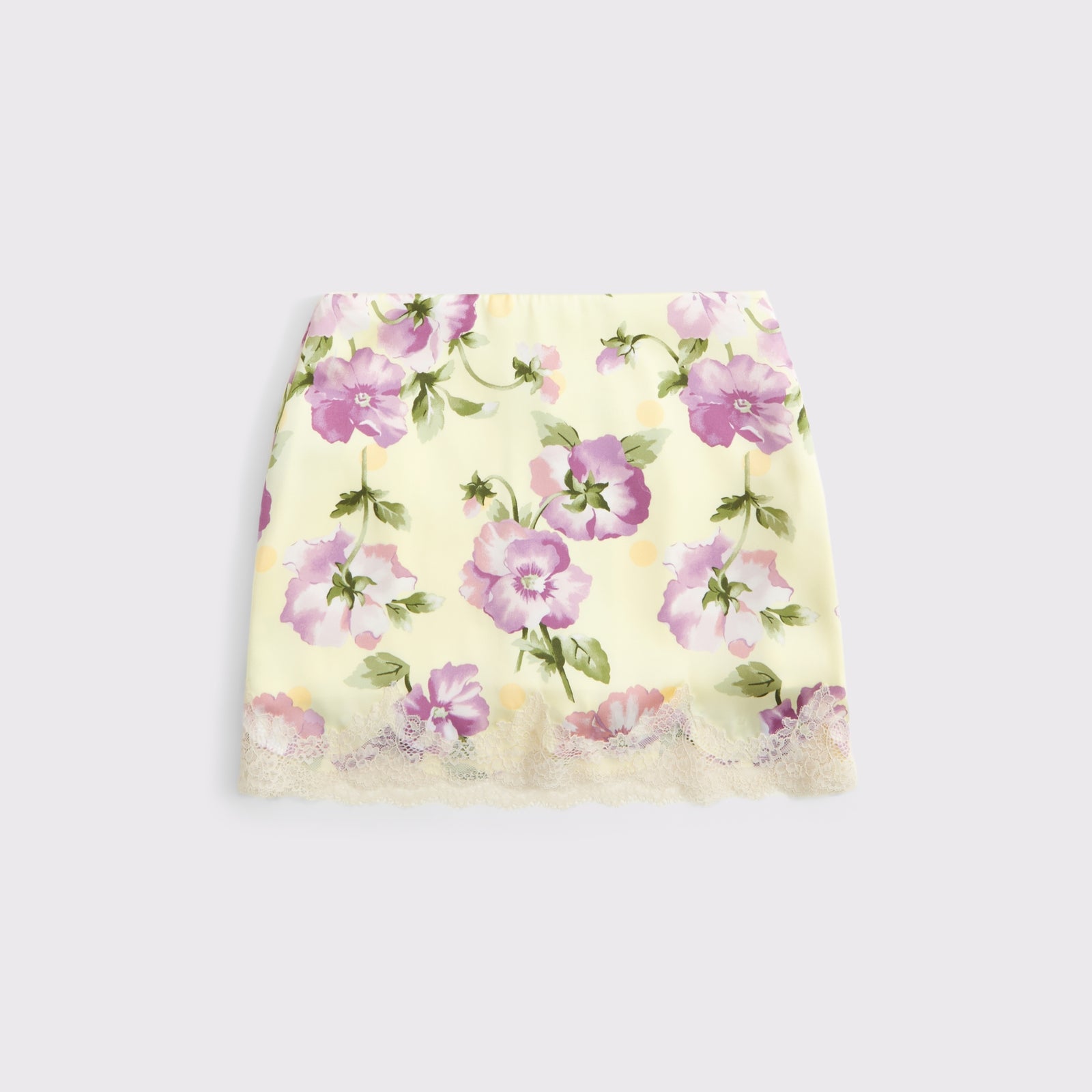 Abercrombie Lace Hem Mini Skort