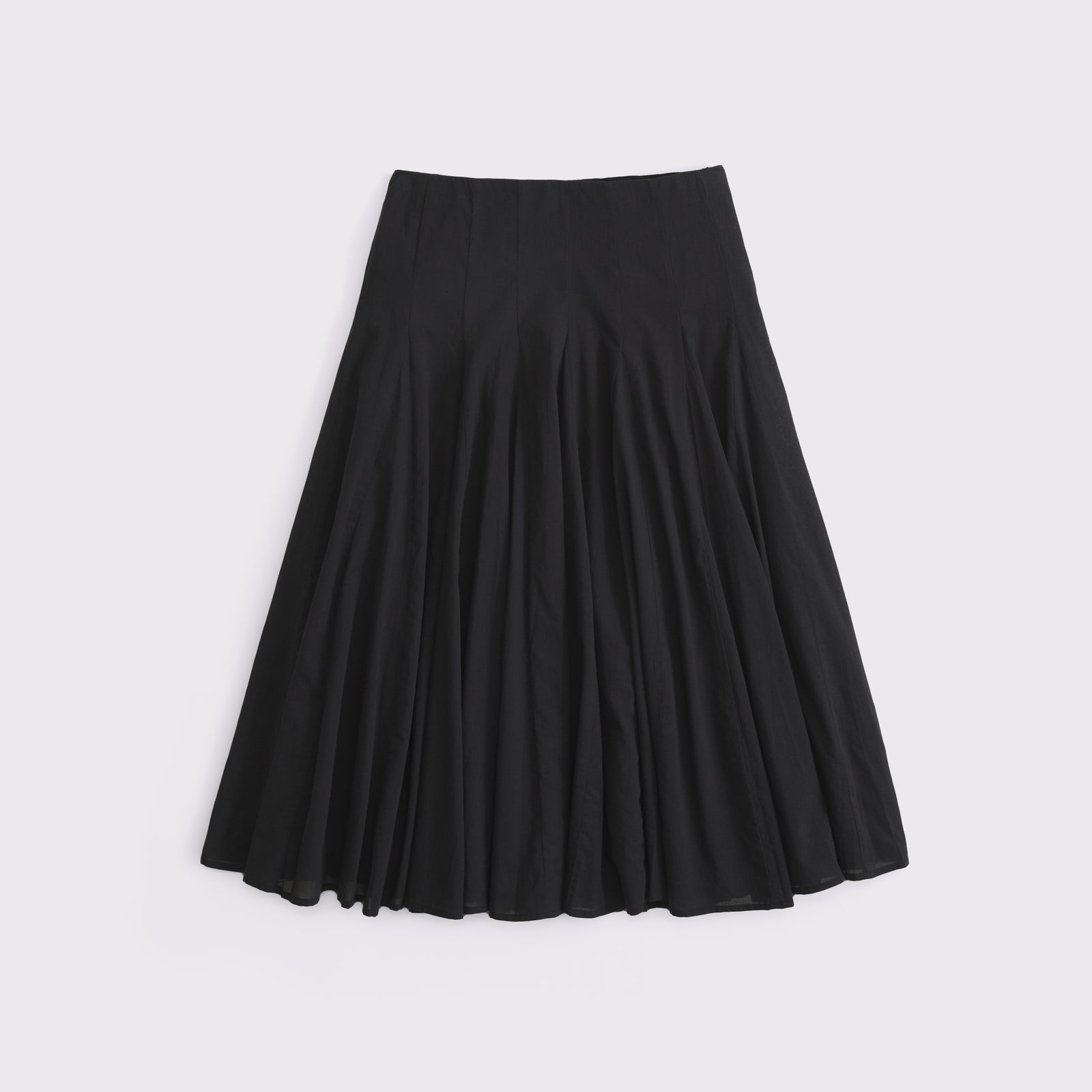 Abercrombie 100% Cotton Godet Midi Skirt