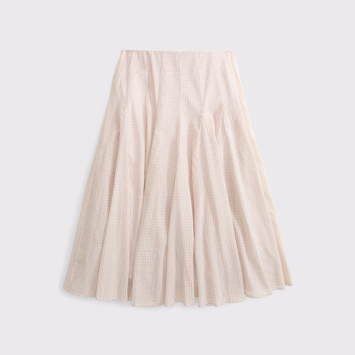 Abercrombie 100% Cotton Godet Midi Skirt