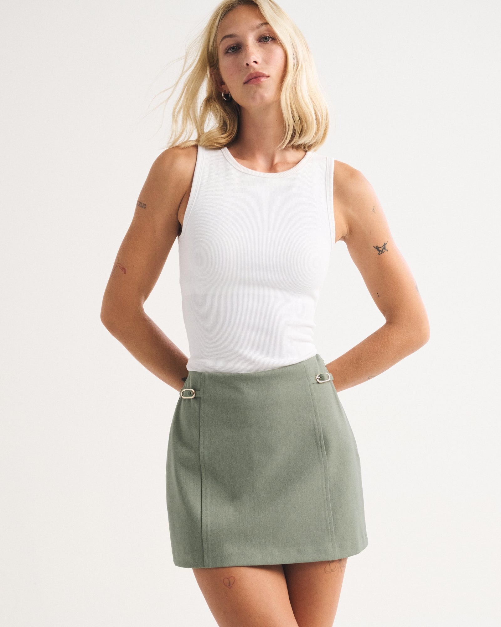 Abercrombie A&F Scarlet Forme Mini Skort