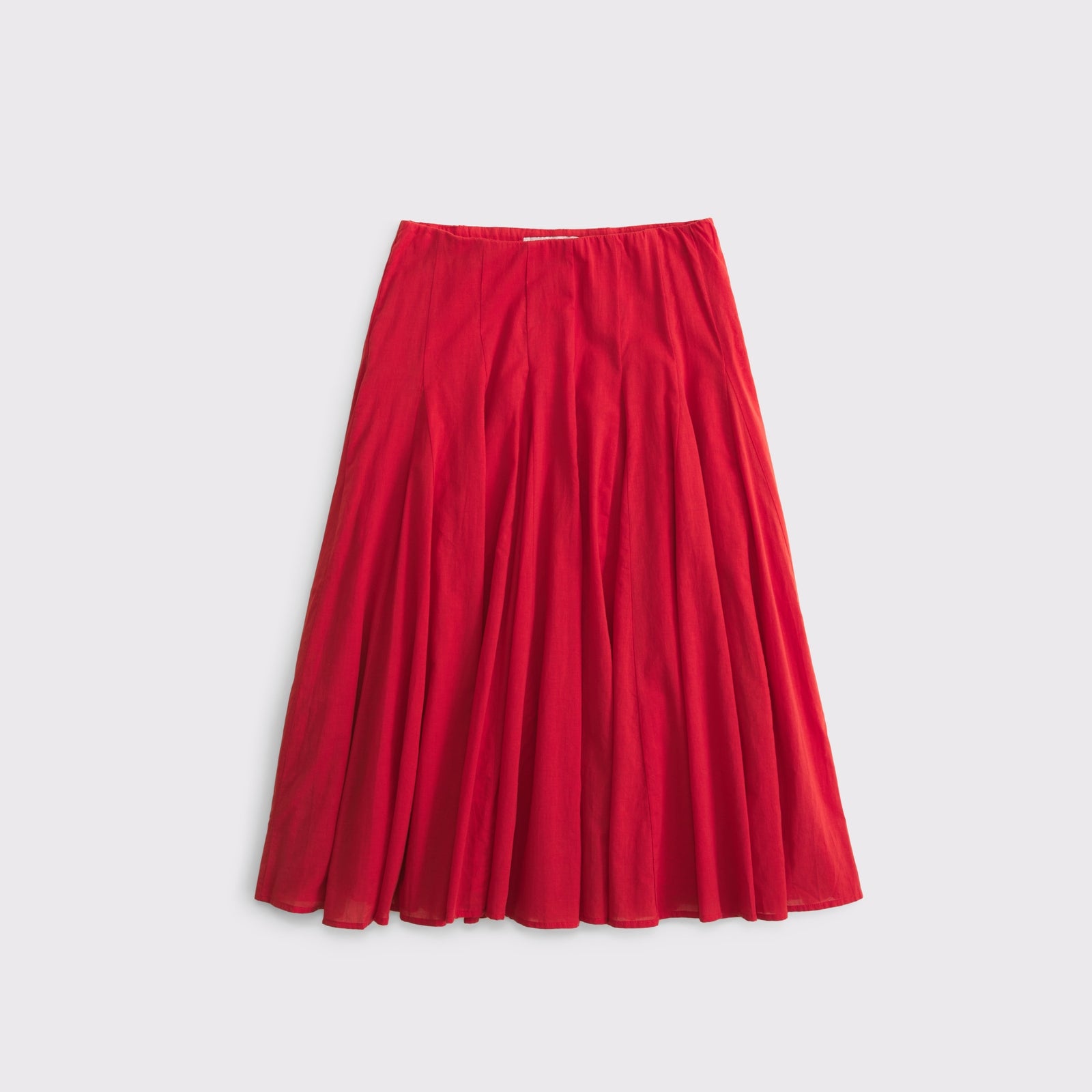 Abercrombie 100% Cotton Godet Midi Skirt