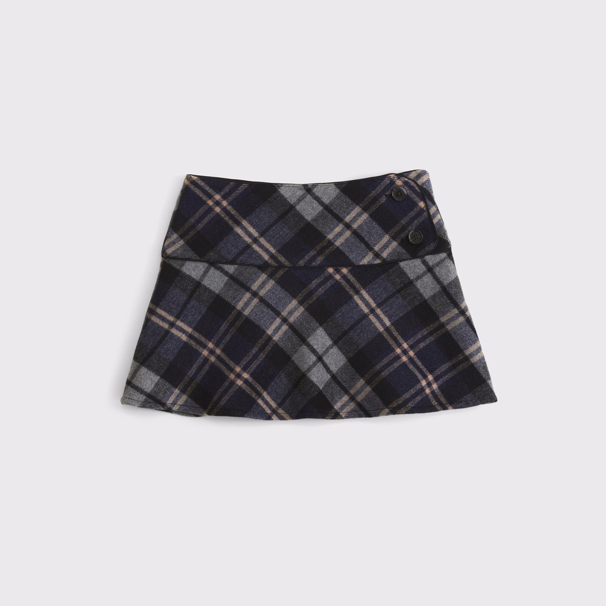 Abercrombie The A&F Scarlett Wool-Blend Mini Skort