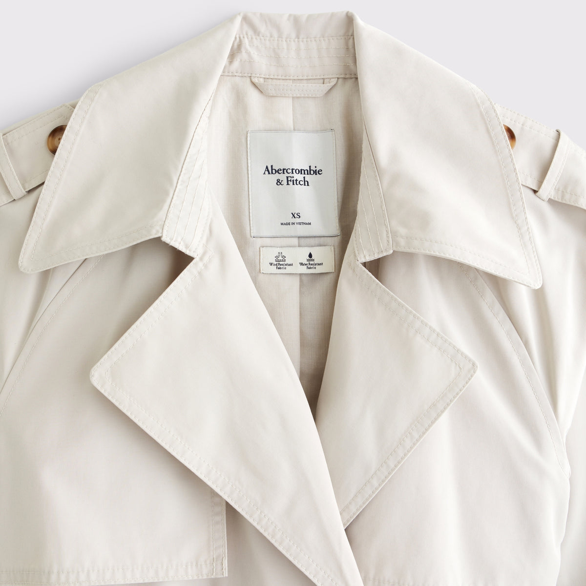 Abercrombie A&F Carrie Long Trench Coat