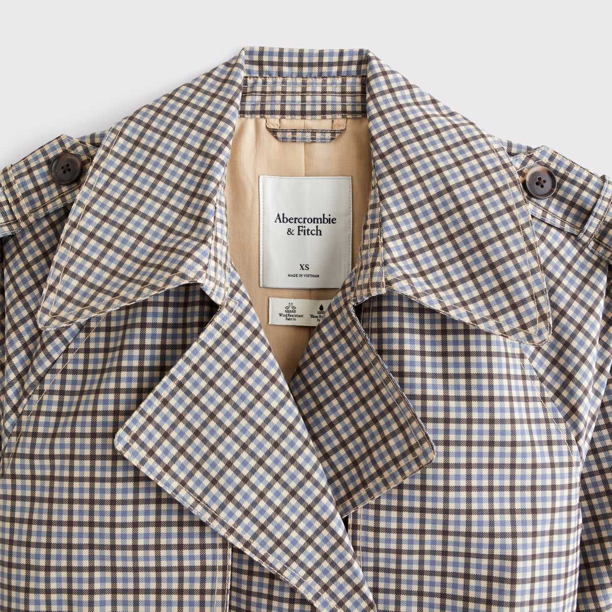 Abercrombie A&F Carrie Long Trench Coat