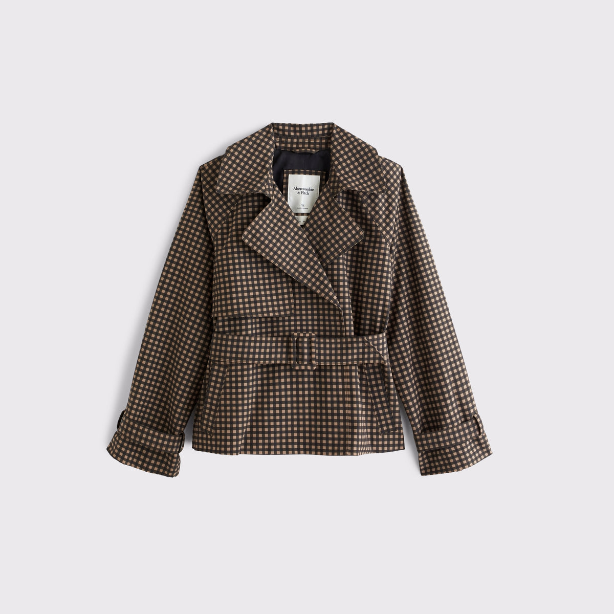 Abercrombie Short Belted Trench Coat
