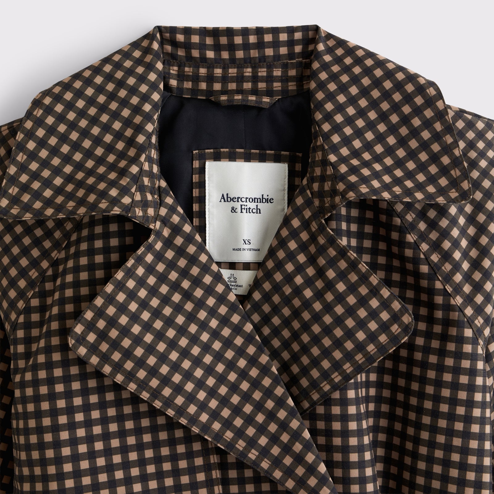 Abercrombie Short Belted Trench Coat