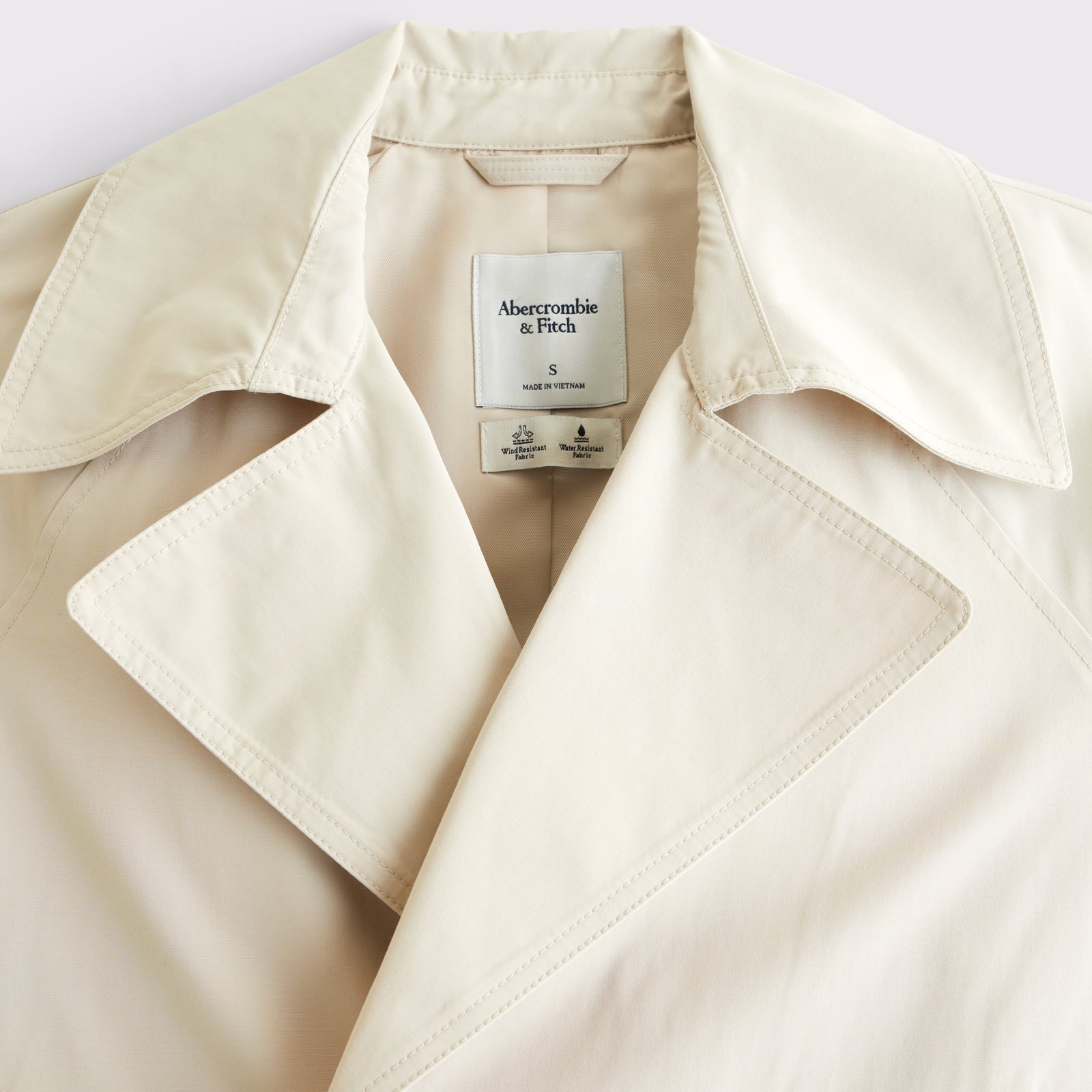 Abercrombie A&F Carrie Short Trench Coat