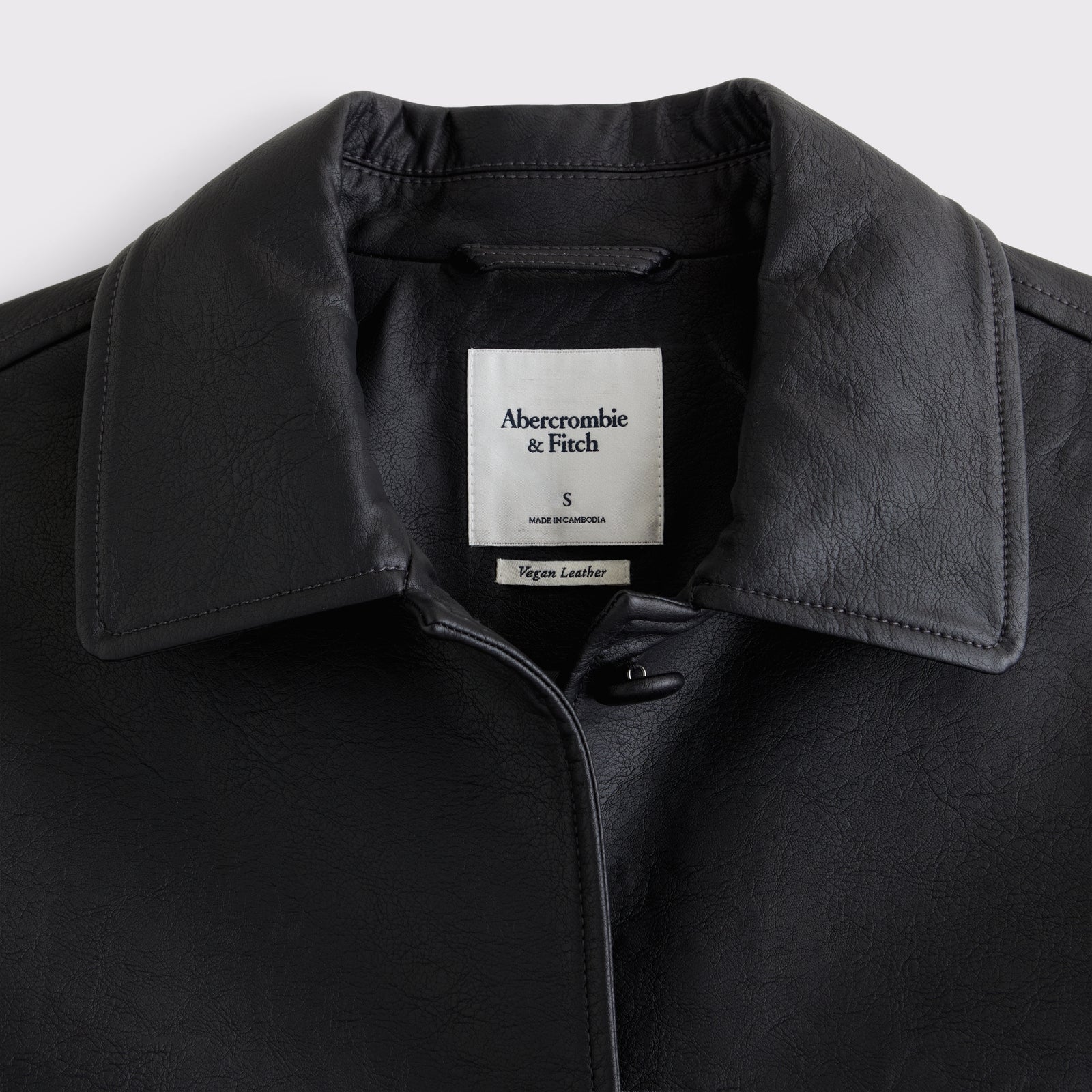 Abercrombie Vegan Leather Jacket