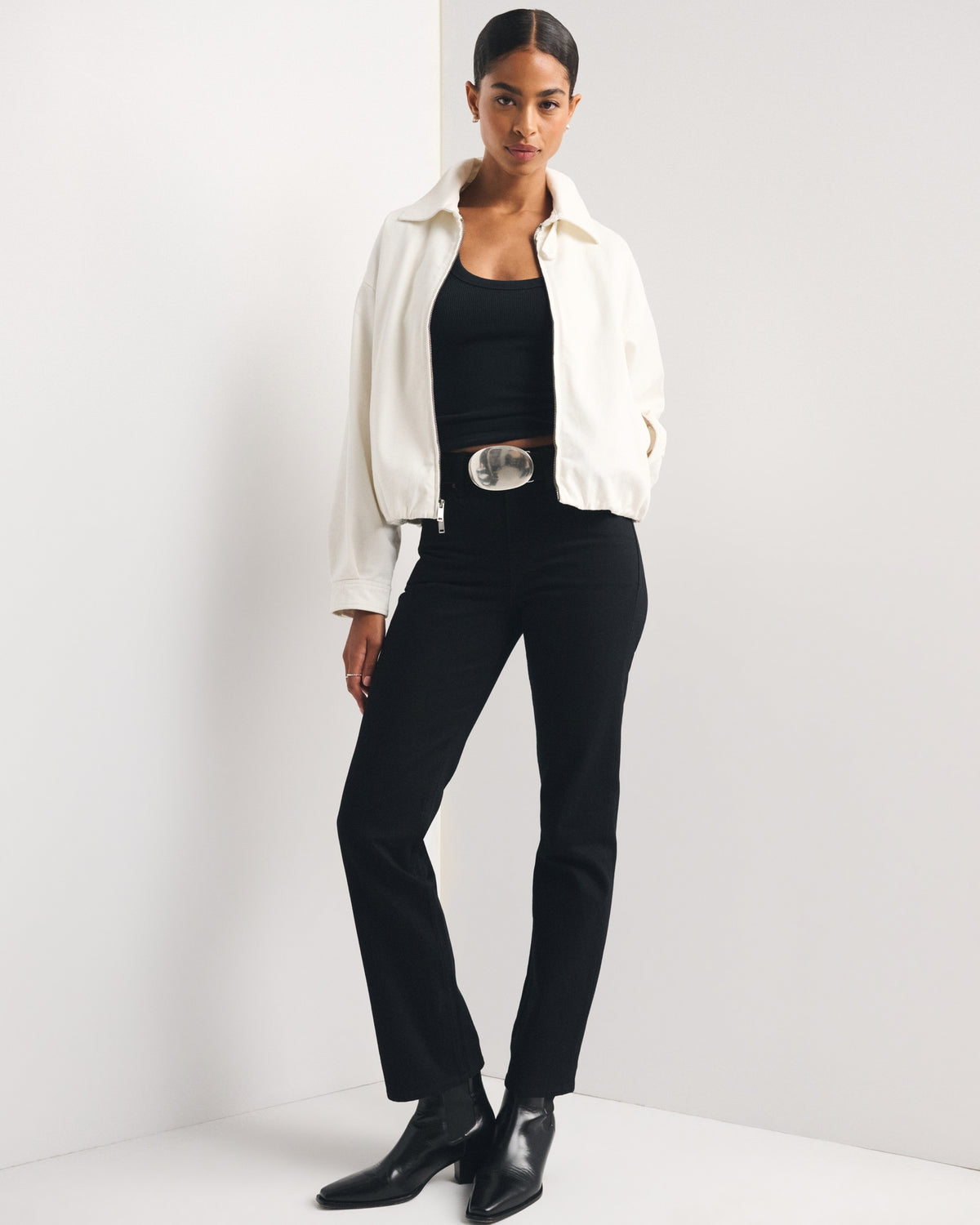 Abercrombie 100% Cotton Twill Collared Jacket
