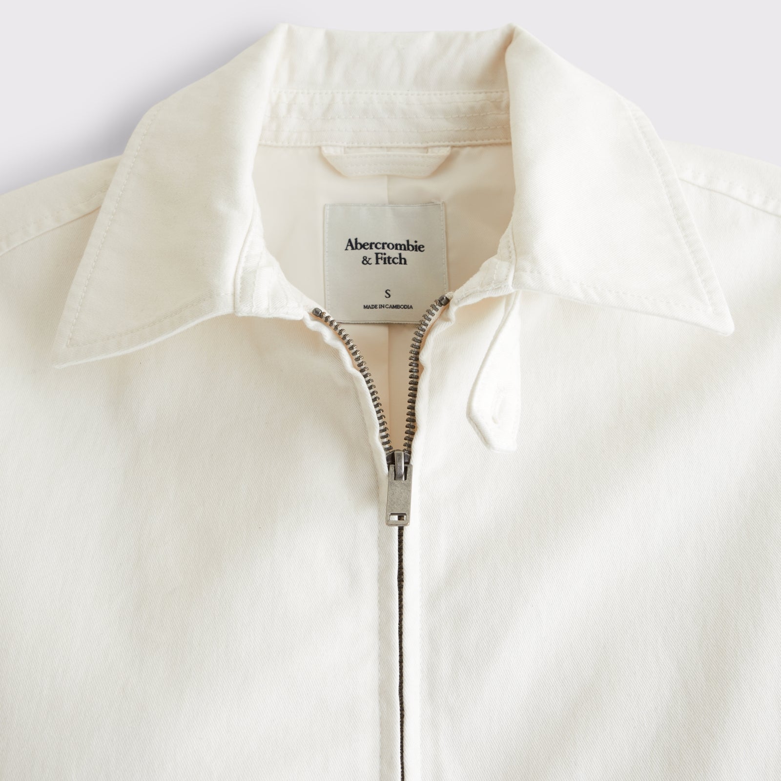 Abercrombie 100% Cotton Twill Collared Jacket