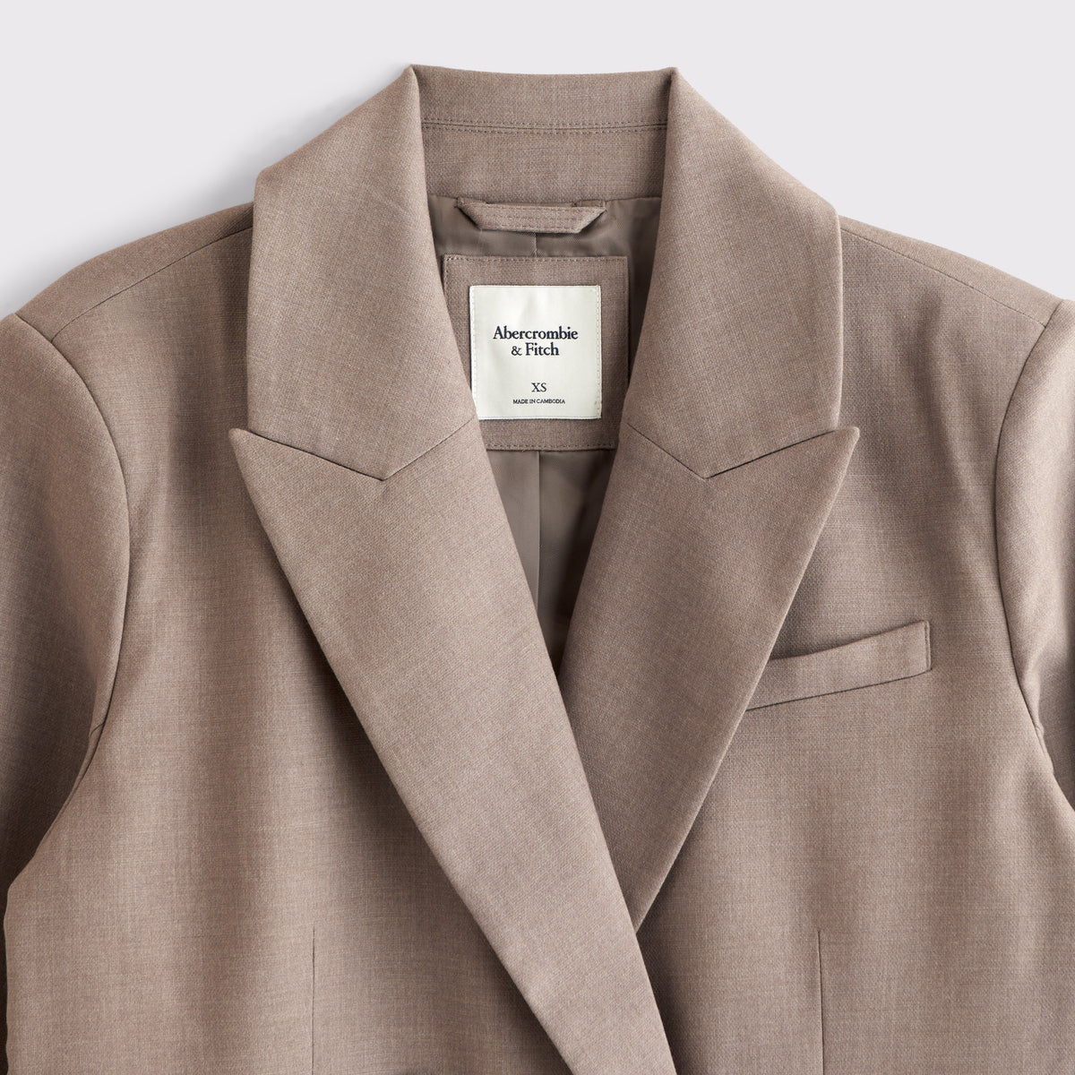 Abercrombie Relaxed Double-Breasted Blazer