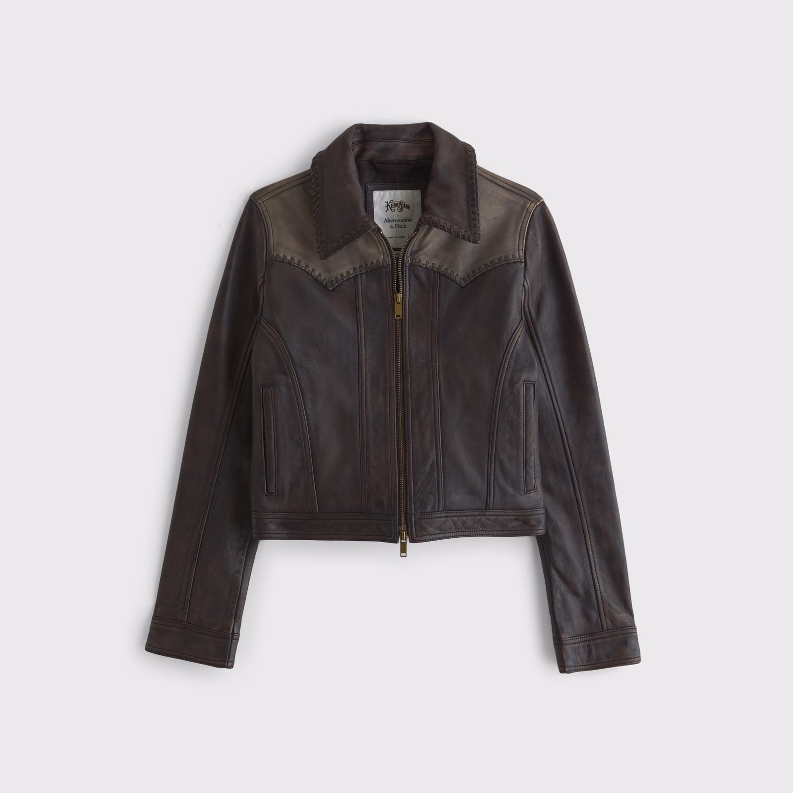 Abercrombie Western Genuine Leather Jacket