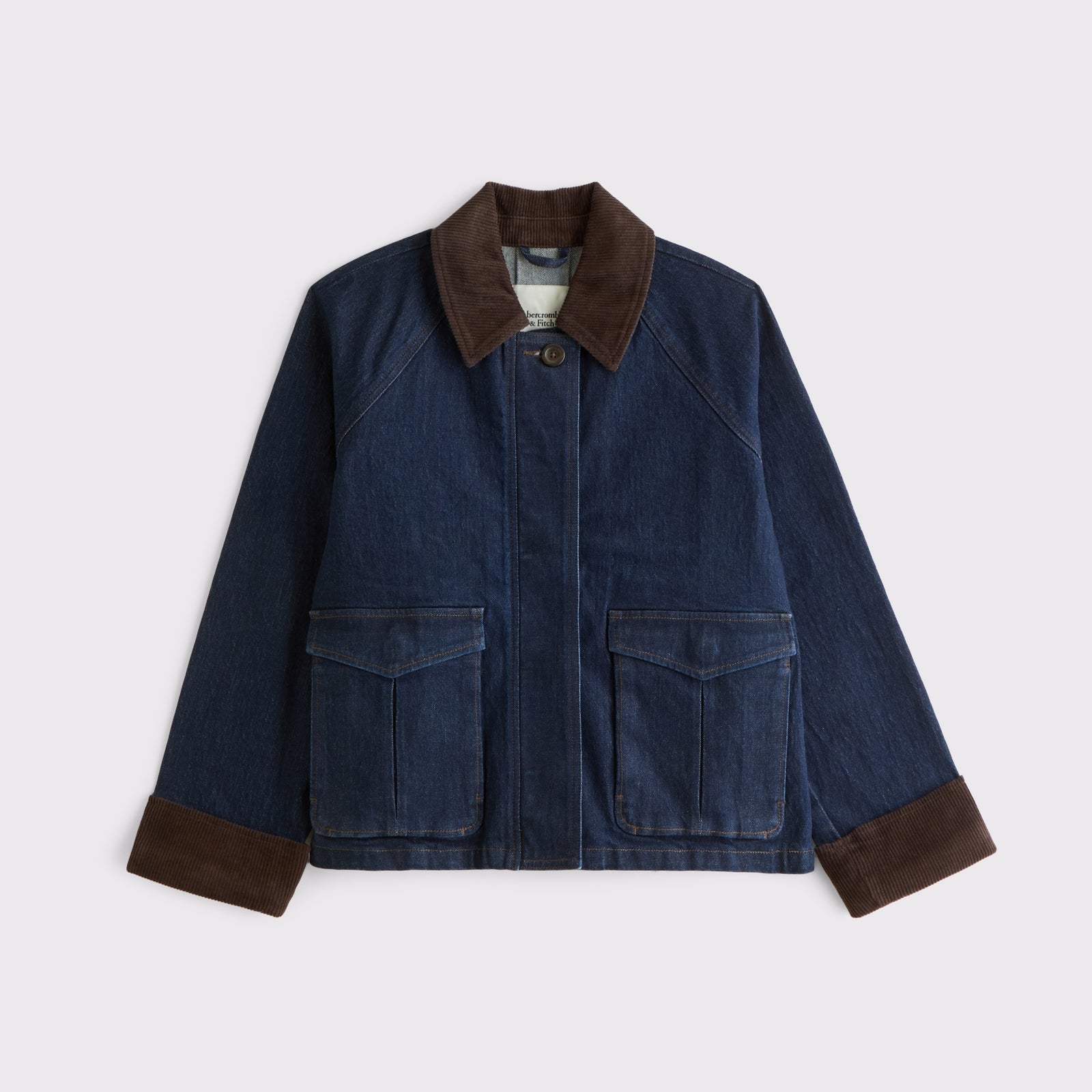 Abercrombie Short Denim Barn Jacket