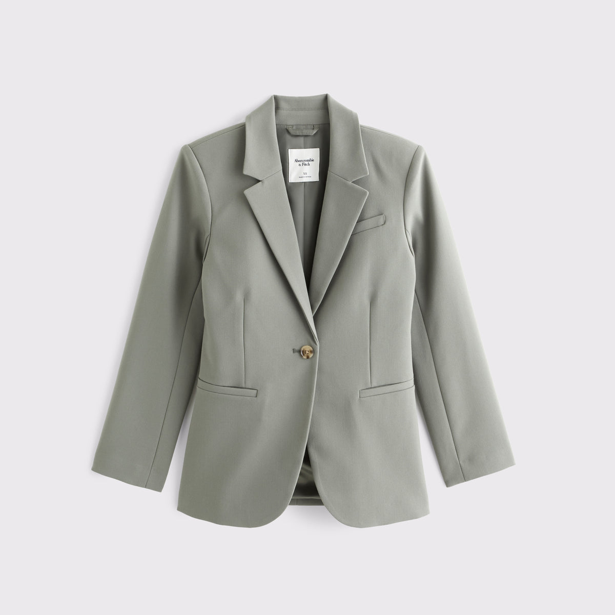 Abercrombie Nipped-Waist Suiting Blazer