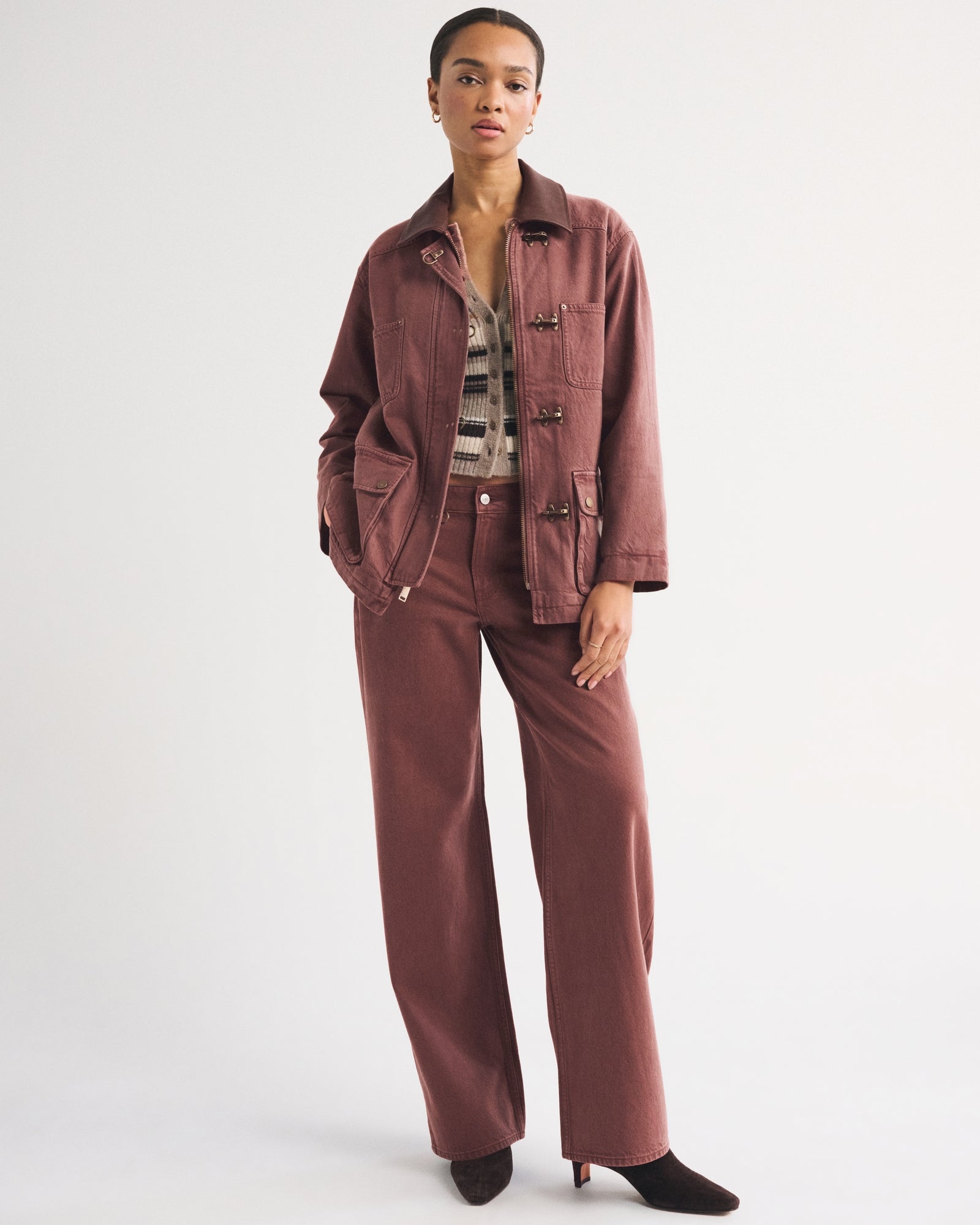 Abercrombie Mid-Length Barn Jacket