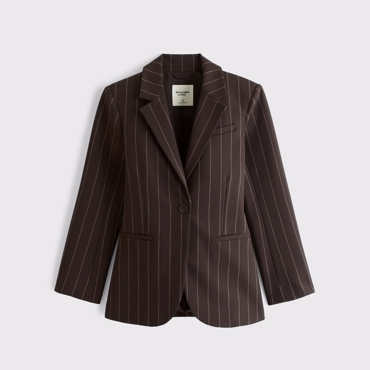 Abercrombie Nipped-Waist Suiting Blazer