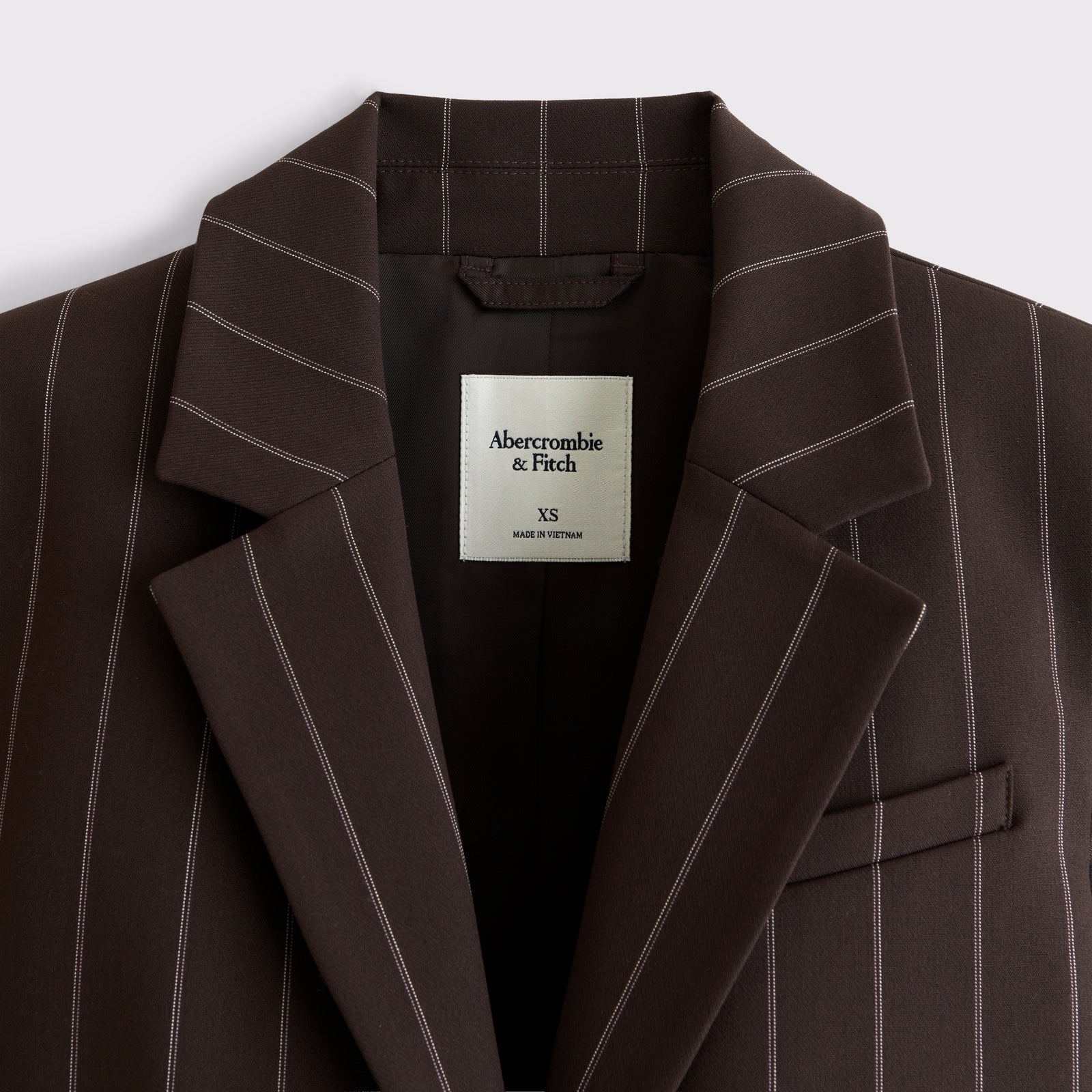 Abercrombie Nipped-Waist Suiting Blazer