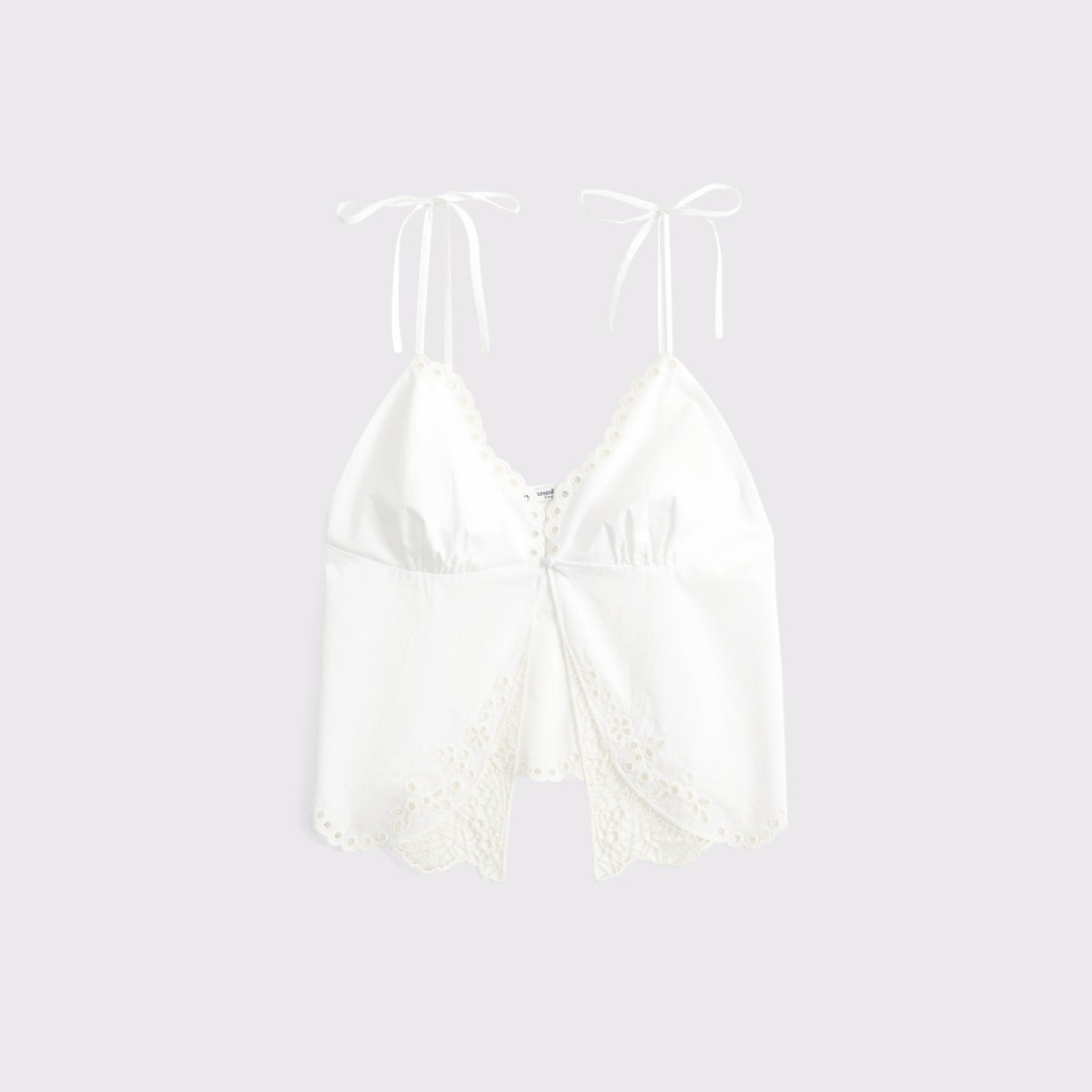 Abercrombie Embroidered Cutwork Sleep Cami
