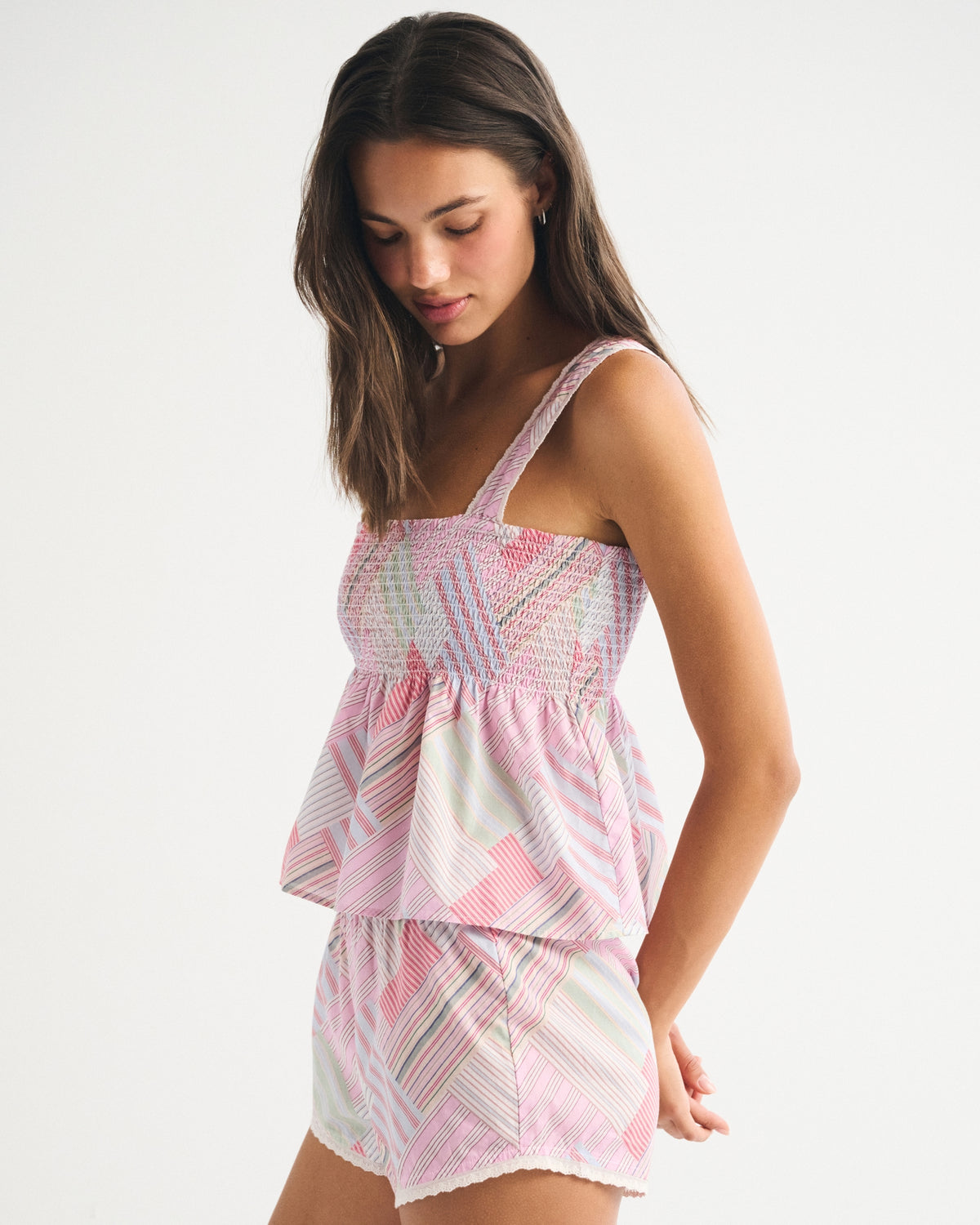 Abercrombie Smocked Sleep Tank