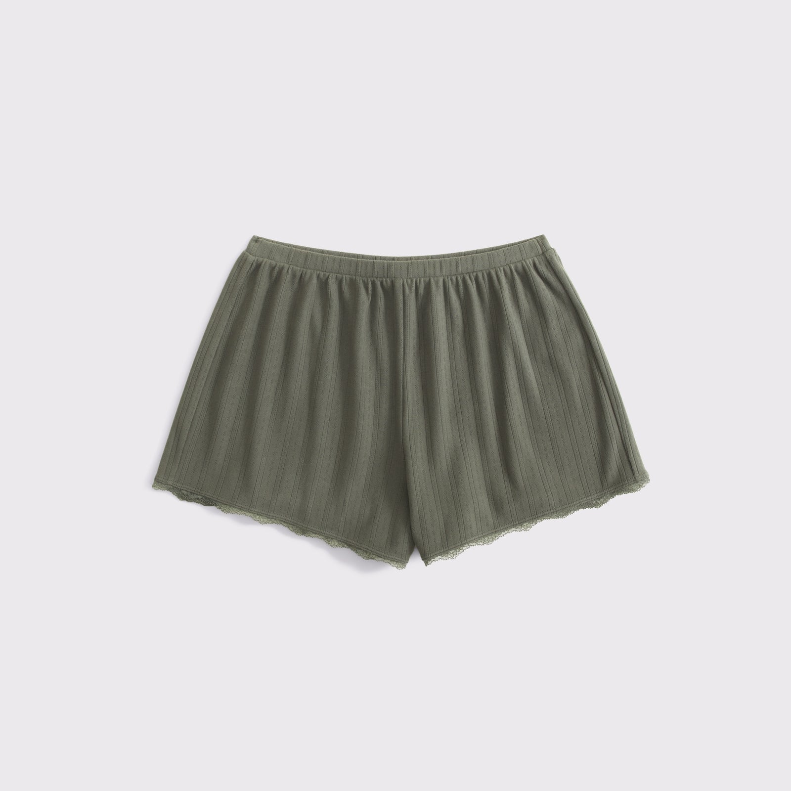 Abercrombie Lace-Trim Sleep Short