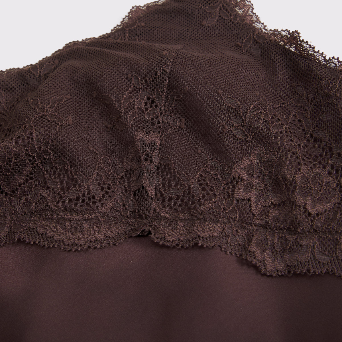 Abercrombie Lace-Trim Satin Nightie
