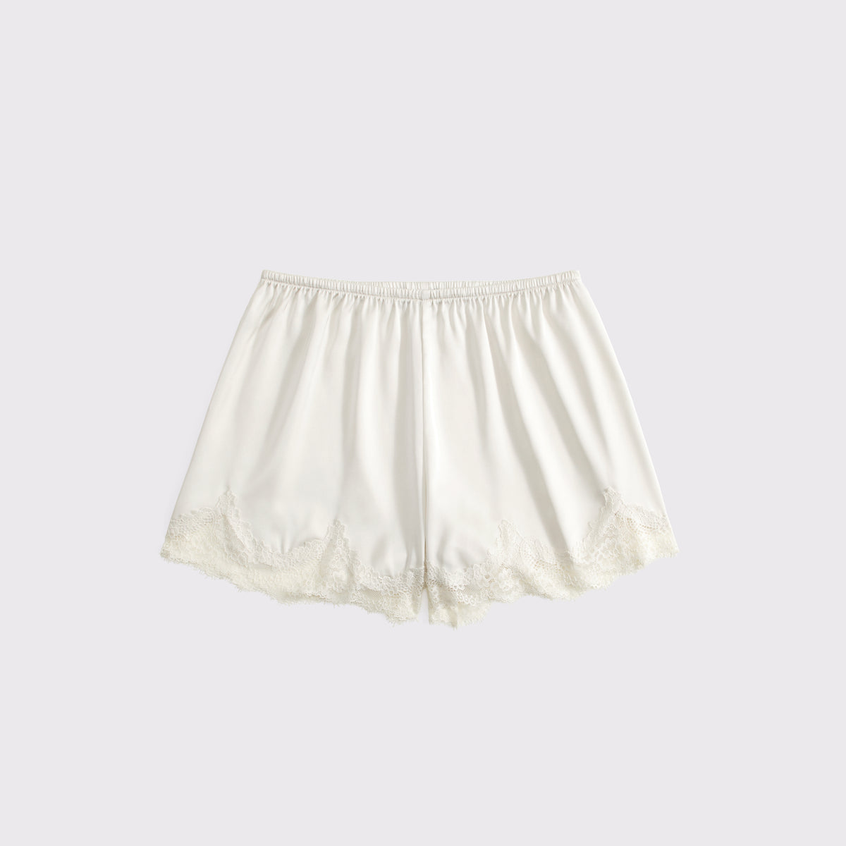 Abercrombie Lace-Trim Satin Short