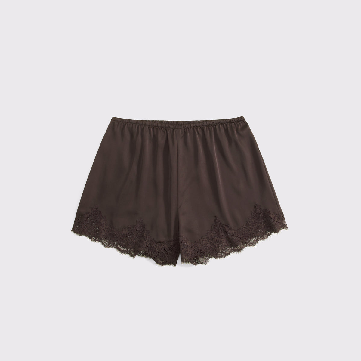Abercrombie Lace-Trim Satin Short