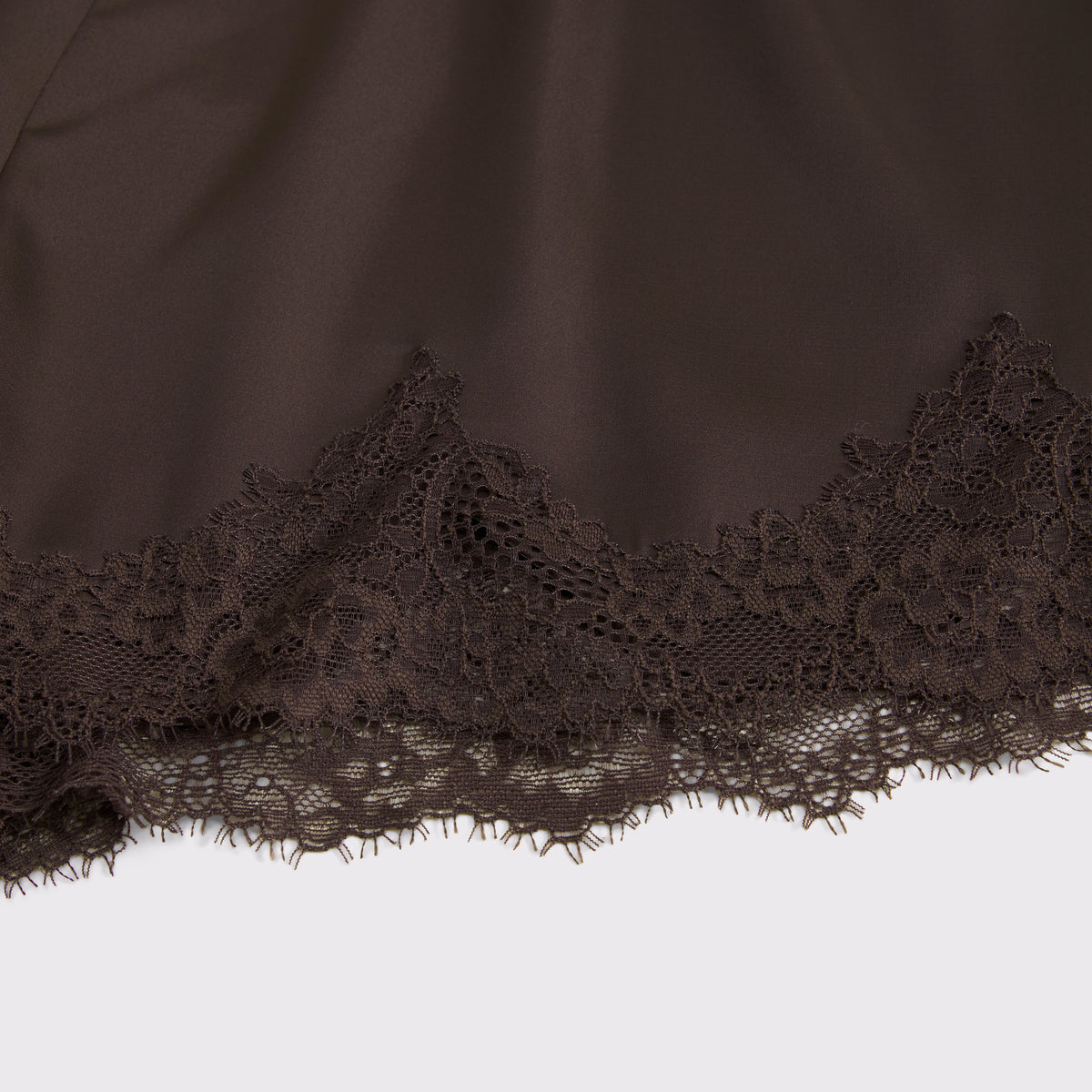 Abercrombie Lace-Trim Satin Short