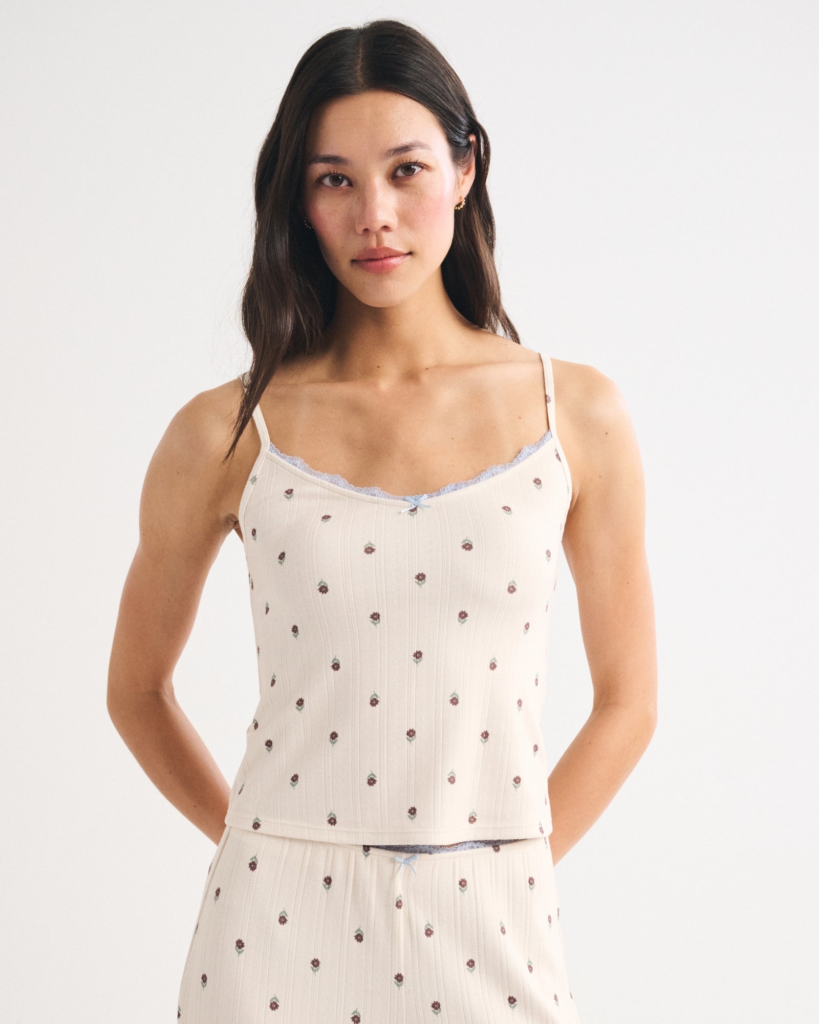 Abercrombie Lace-Trim Sleep Cami