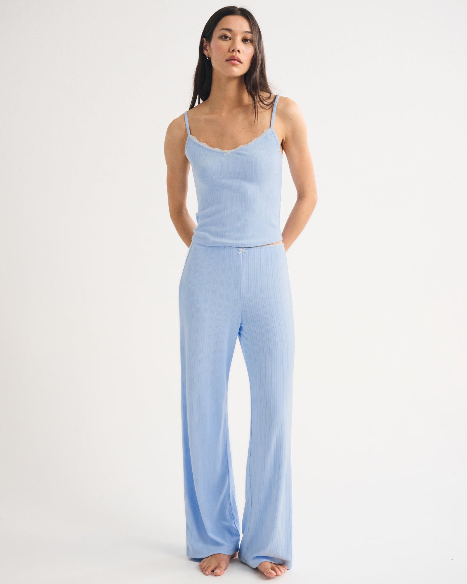 Abercrombie Lace-Trim Sleep Cami