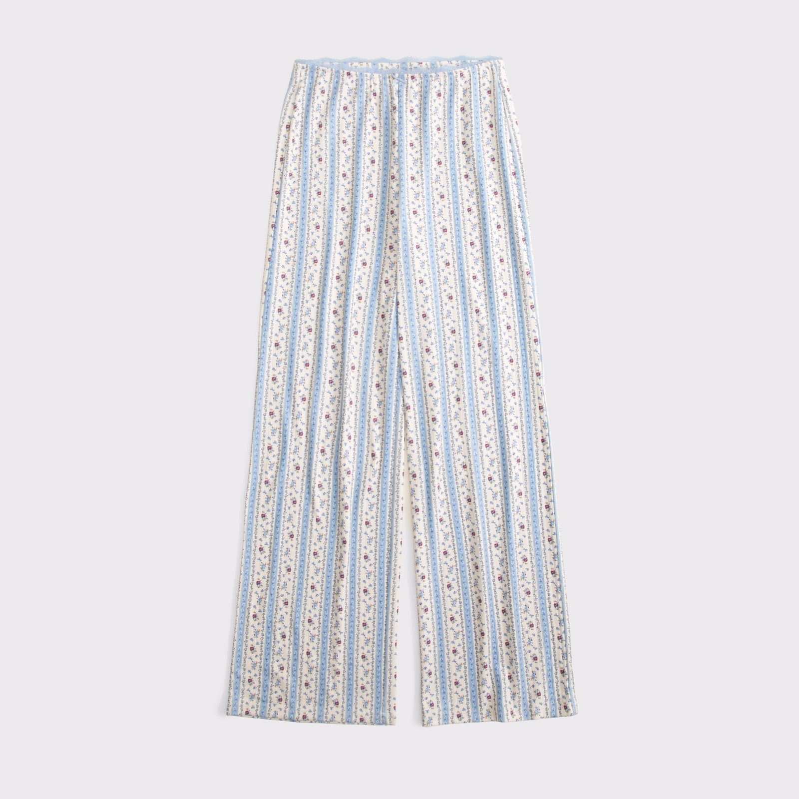 Abercrombie Lace-Trim Waist Sleep Pant