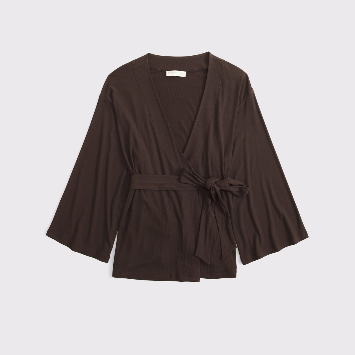 Abercrombie Modal-Blend Lounge Rib Wrap Top
