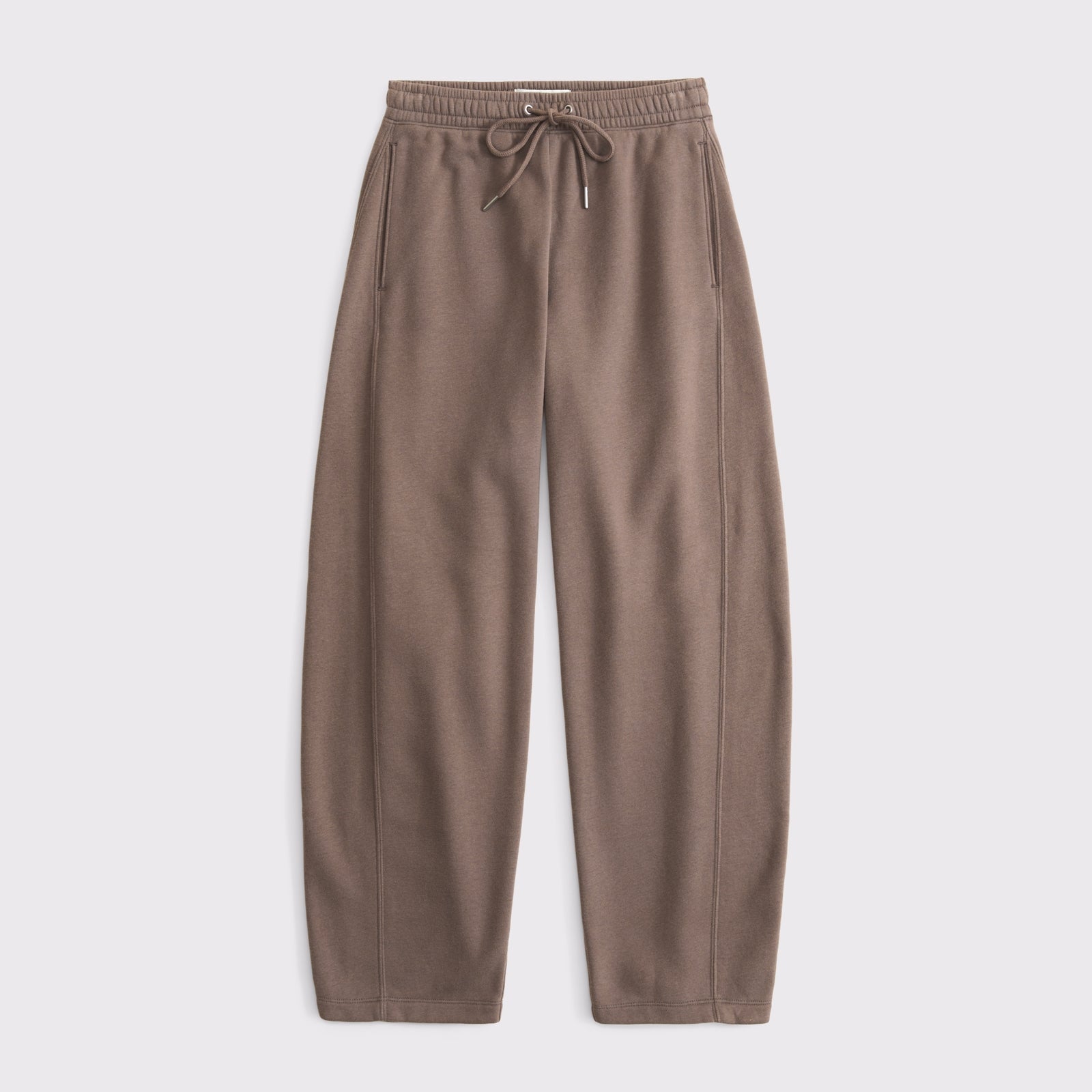 Abercrombie Sunday High Rise Forward Seam Barrel Sweatpant
