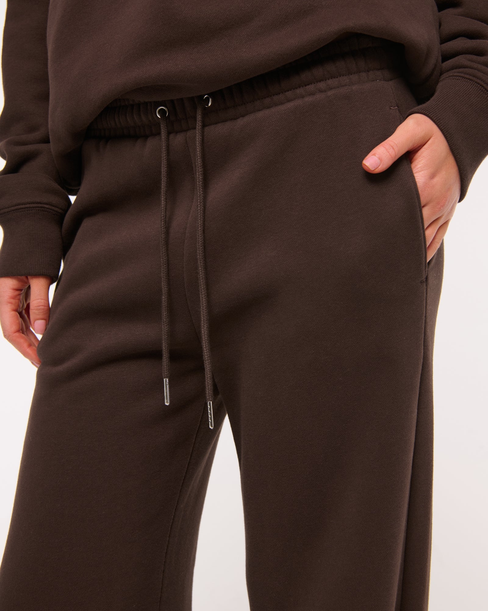 Abercrombie Sunday High Rise Wide Leg Sweatpant