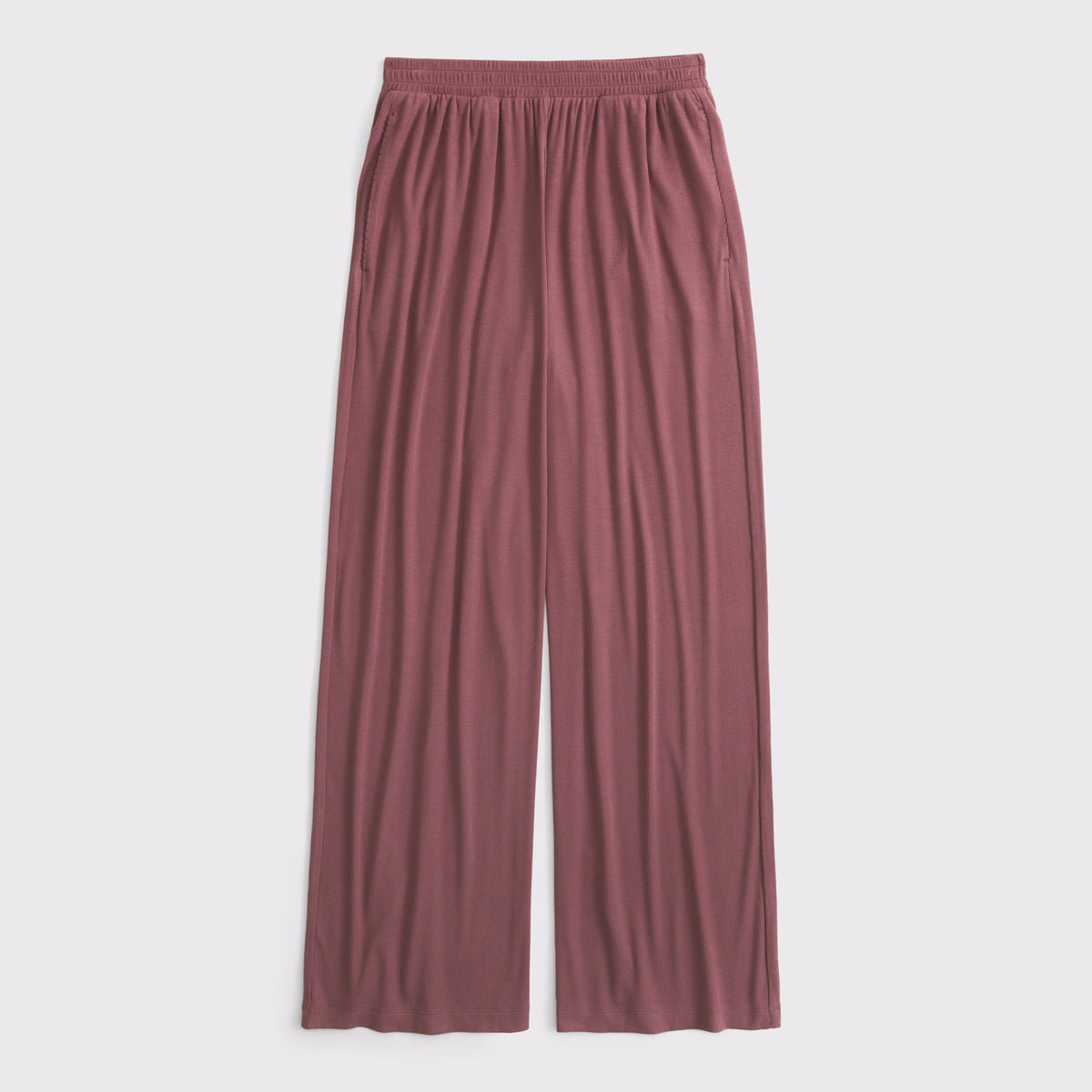 Abercrombie Lounge Ribbed Wide Leg Sweatpant