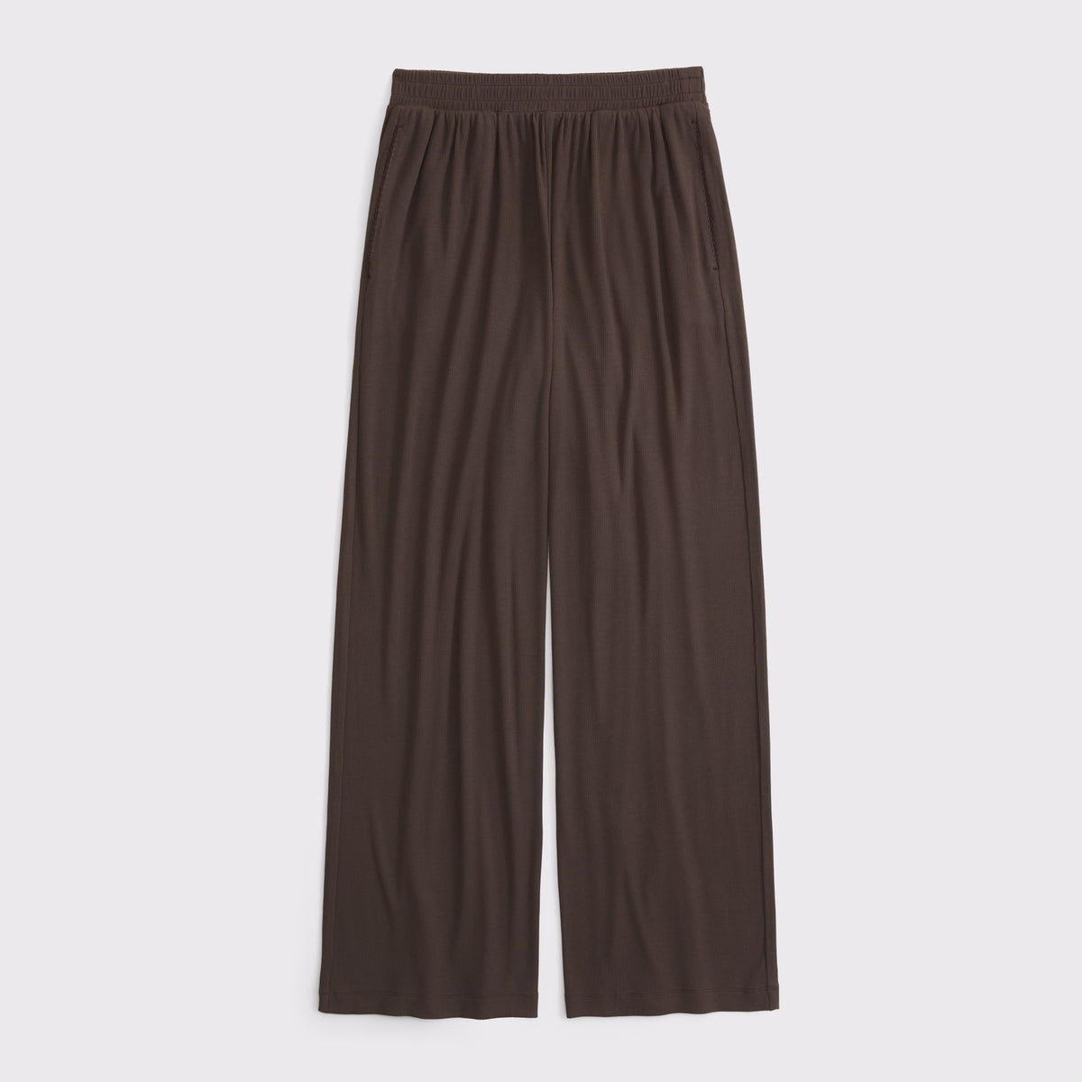 Abercrombie Lounge Ribbed Wide Leg Sweatpant