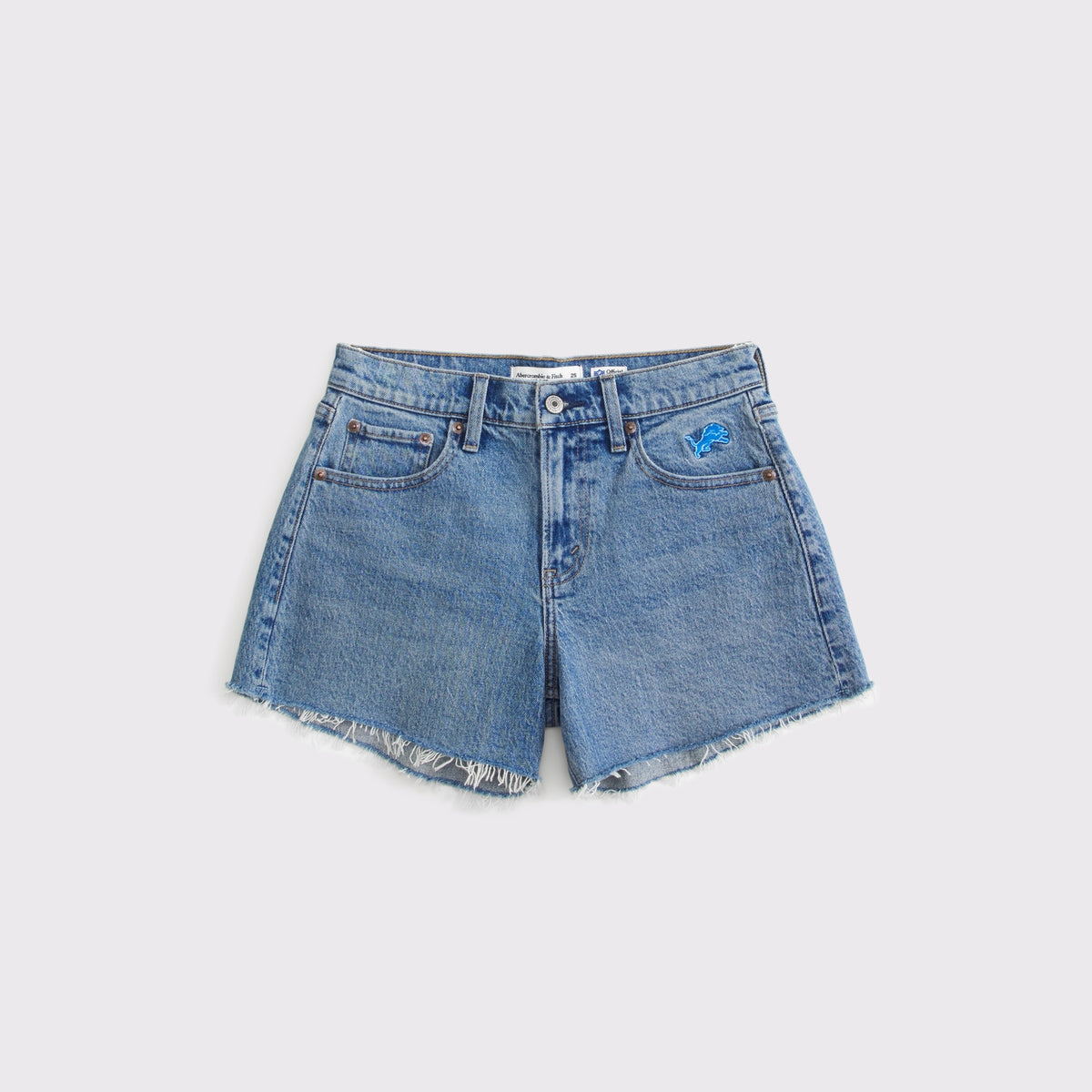 Abercrombie Curve Love Mid Rise A-Line Short