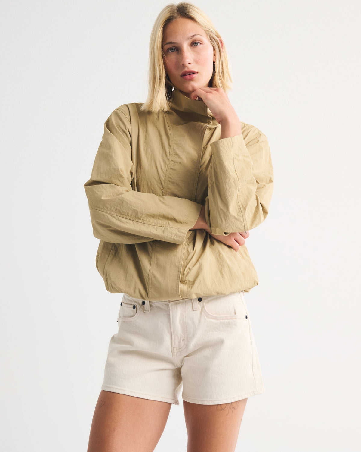 Abercrombie Mid Rise A-Line Short