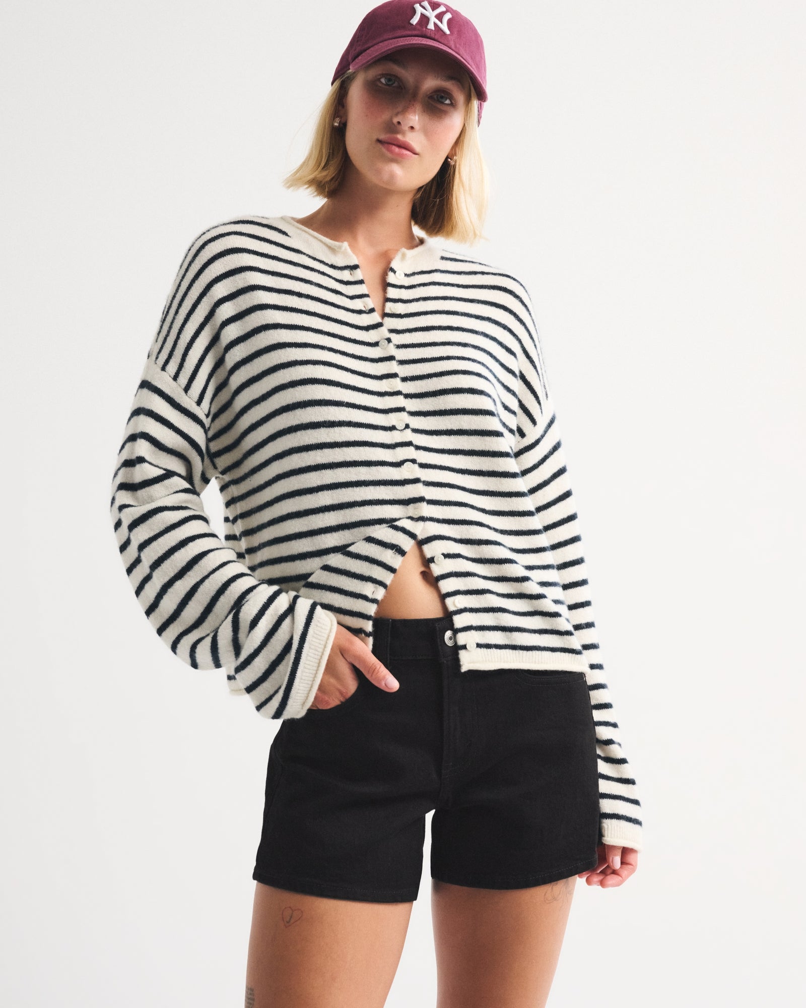 Abercrombie Mid Rise A-Line Short