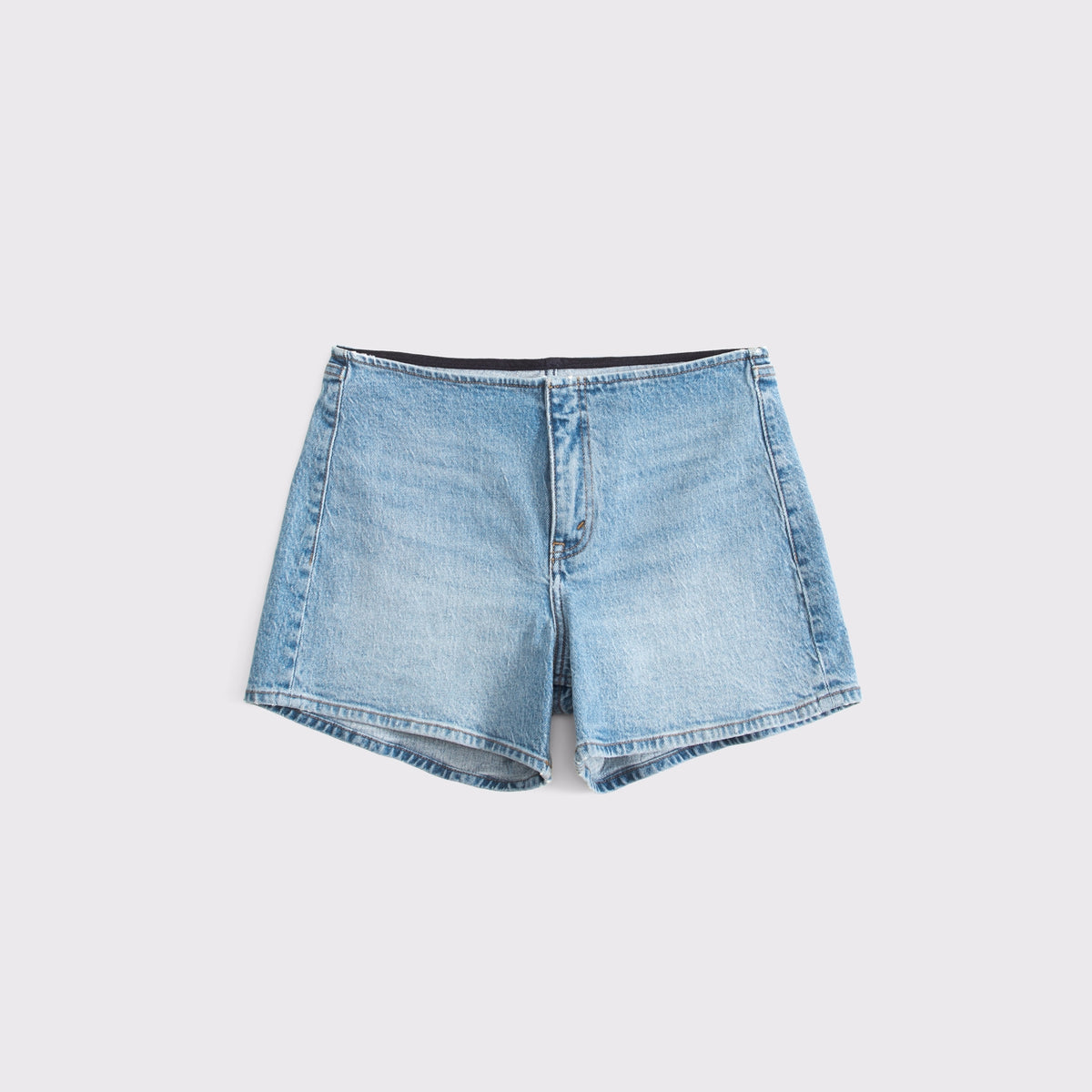 Abercrombie Clean Waist Mid Rise A-Line Short